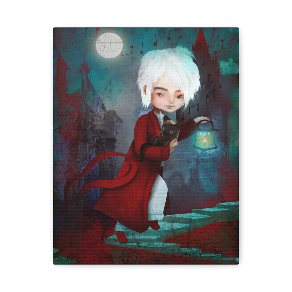 Wee Willie Winkie Running Through the Town · Canvas Print