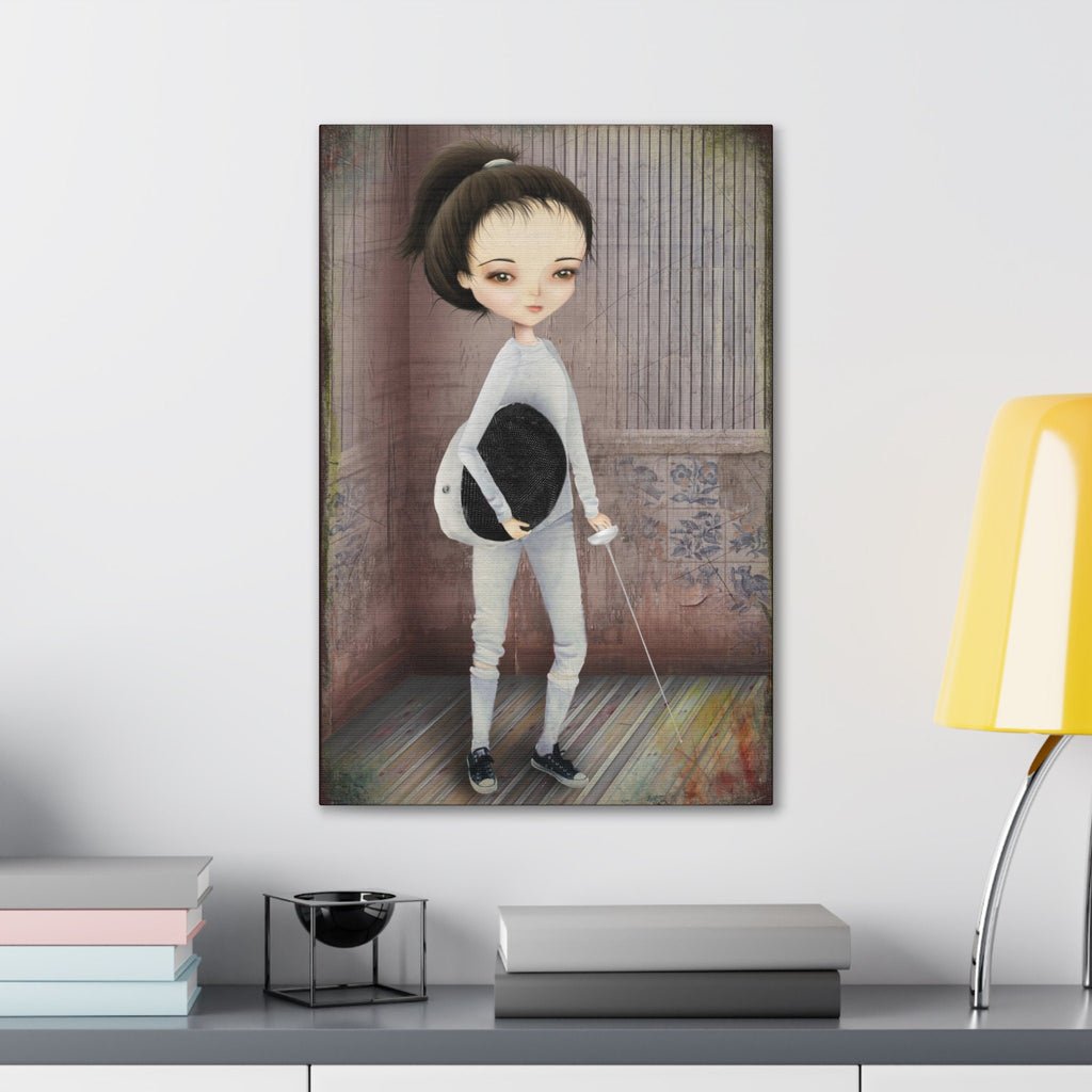 The Fencer · Canvas Print