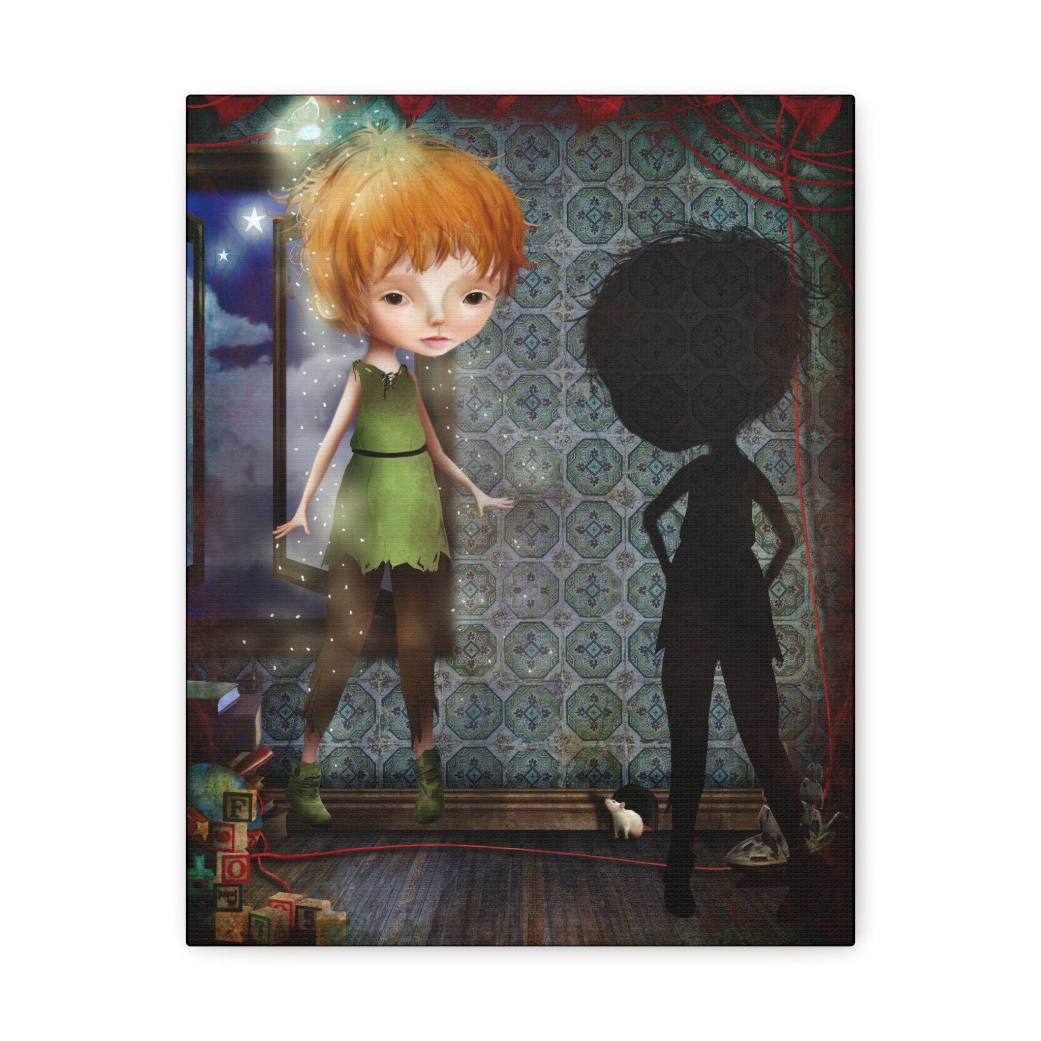 Peter and his Shadow · Canvas Print