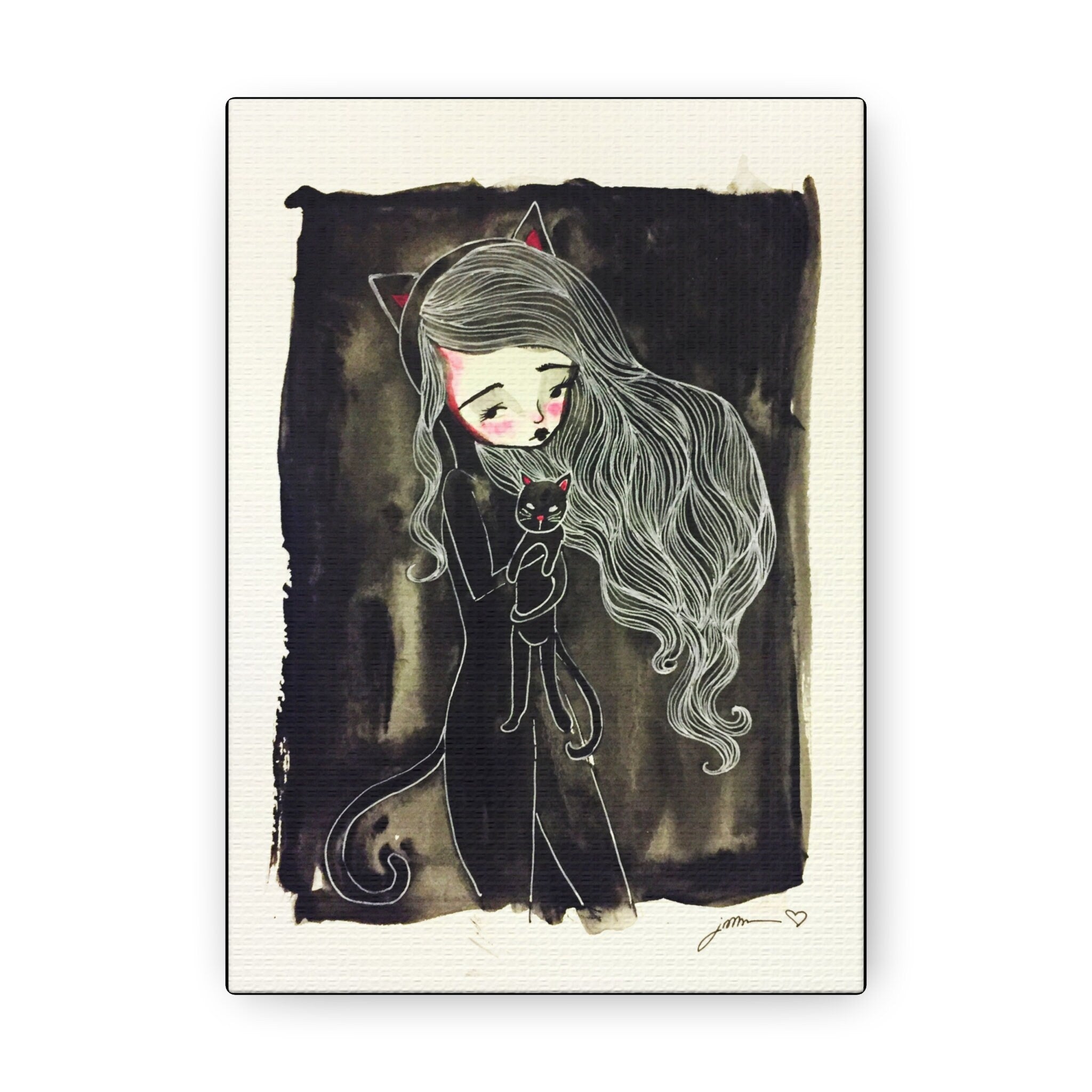 Catgirl · Canvas Print