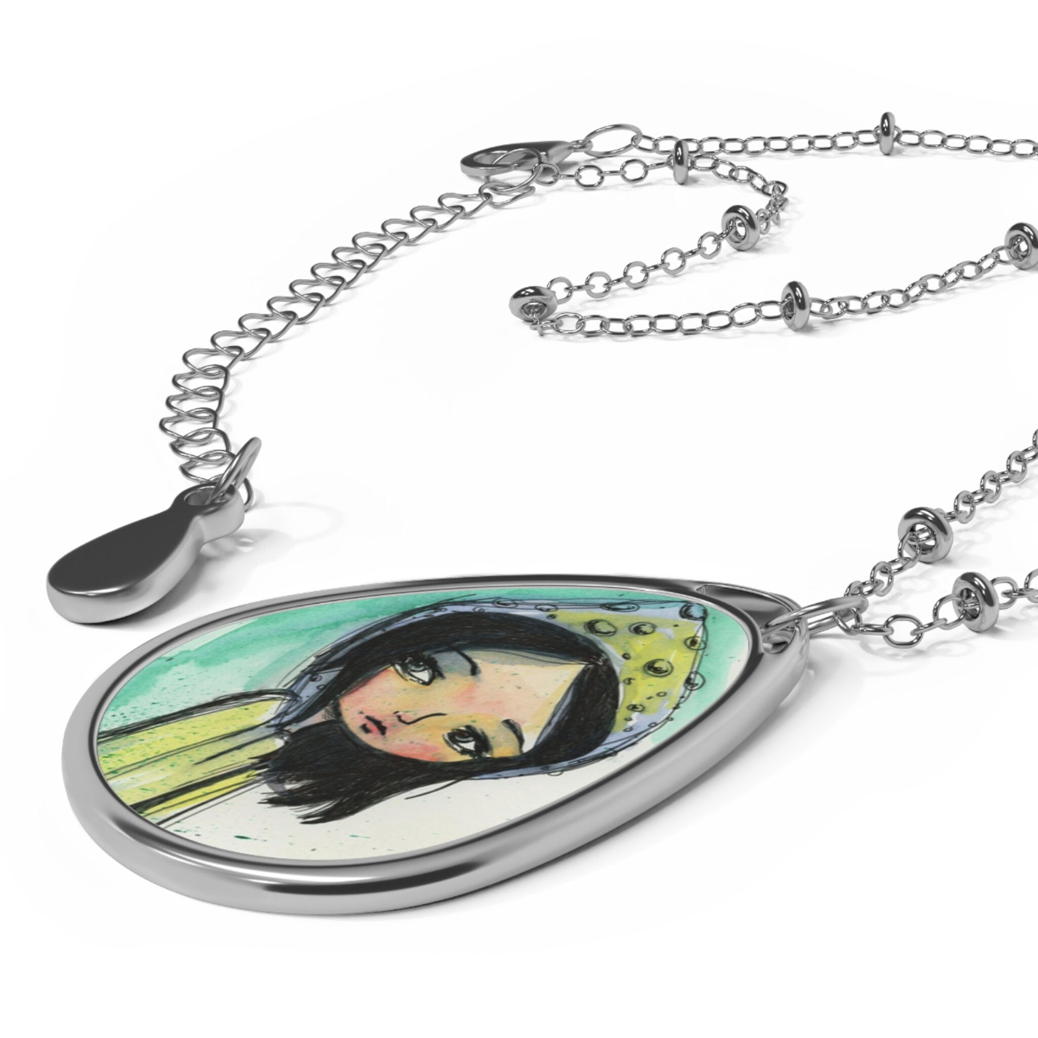 Garden Gnome Oval · Necklace
