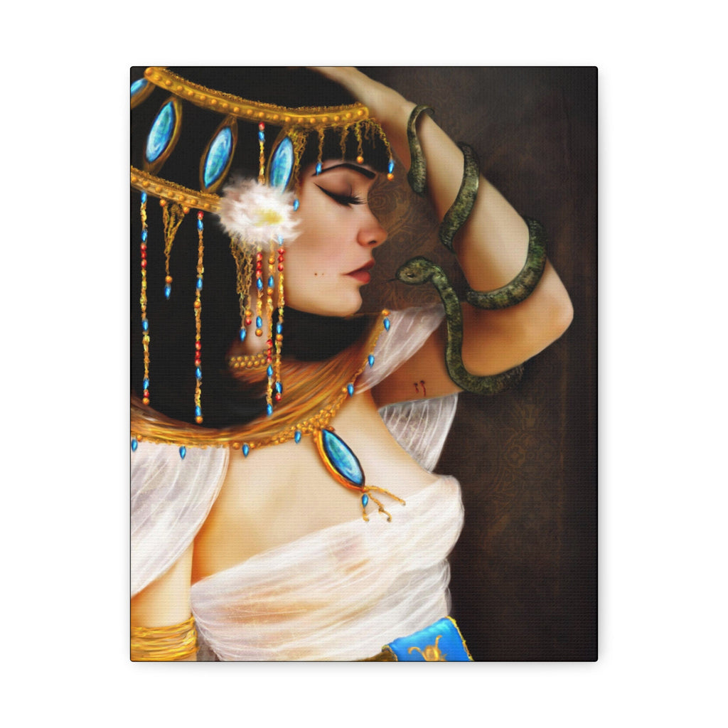 Cleopatra and the Serpent · Canvas Print