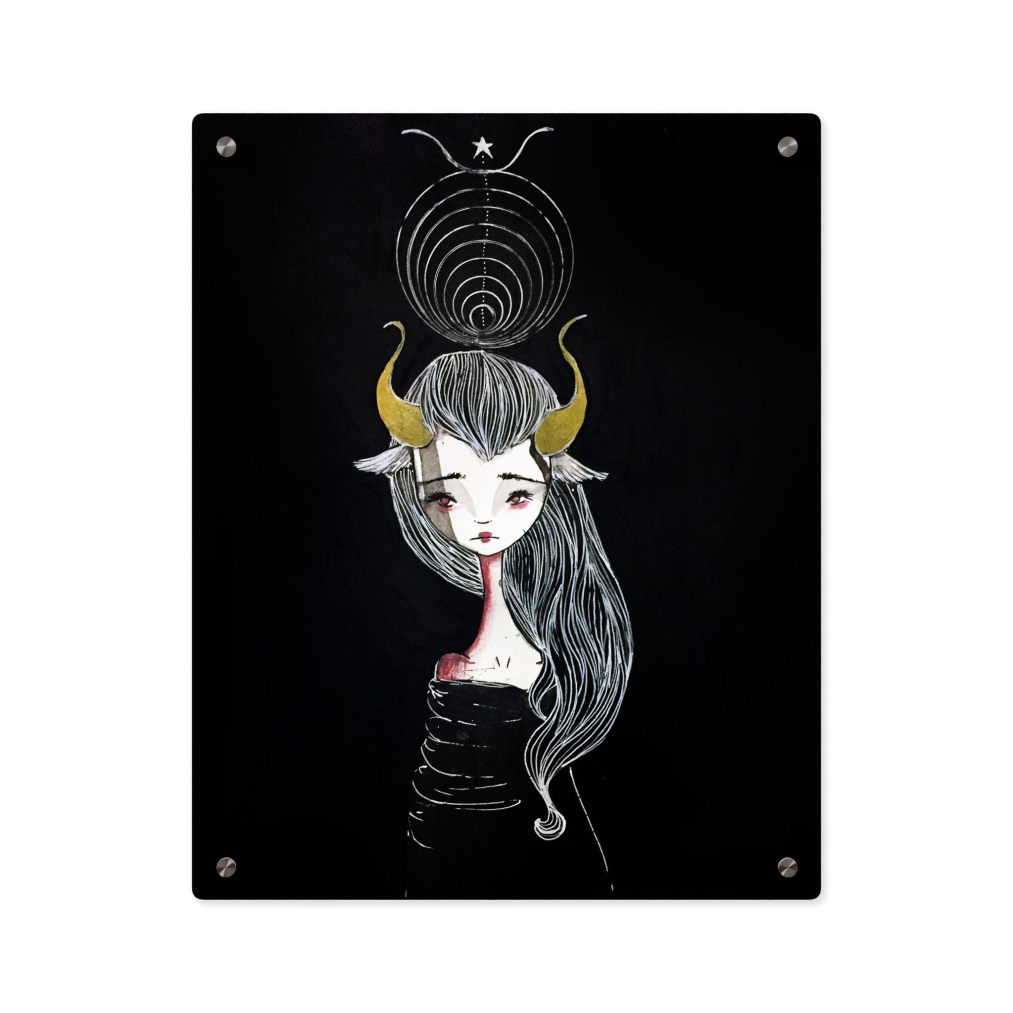 Taurus Girl Acrylic Wall Art Panel · Acrylic Print