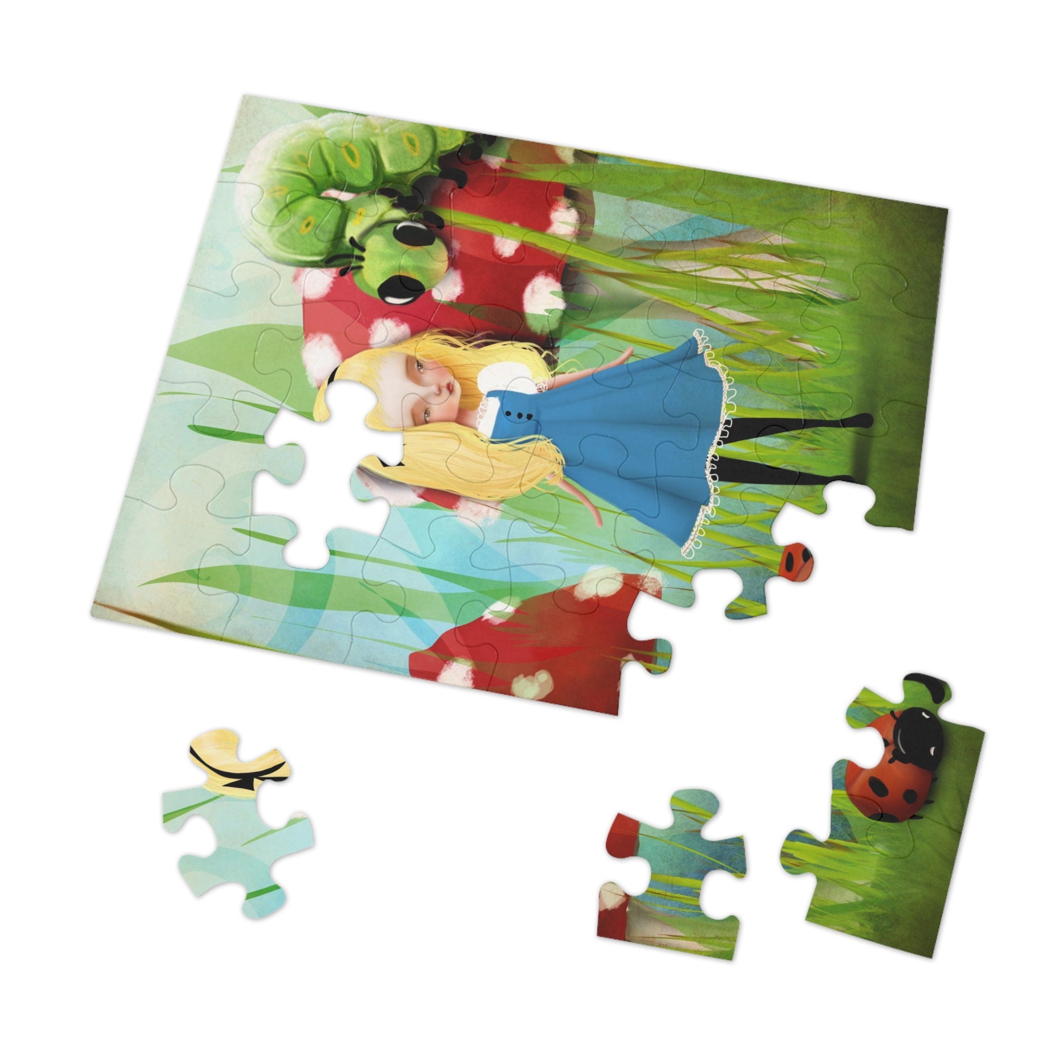 Alice and the Caterpillar · Jigsaw Puzzle