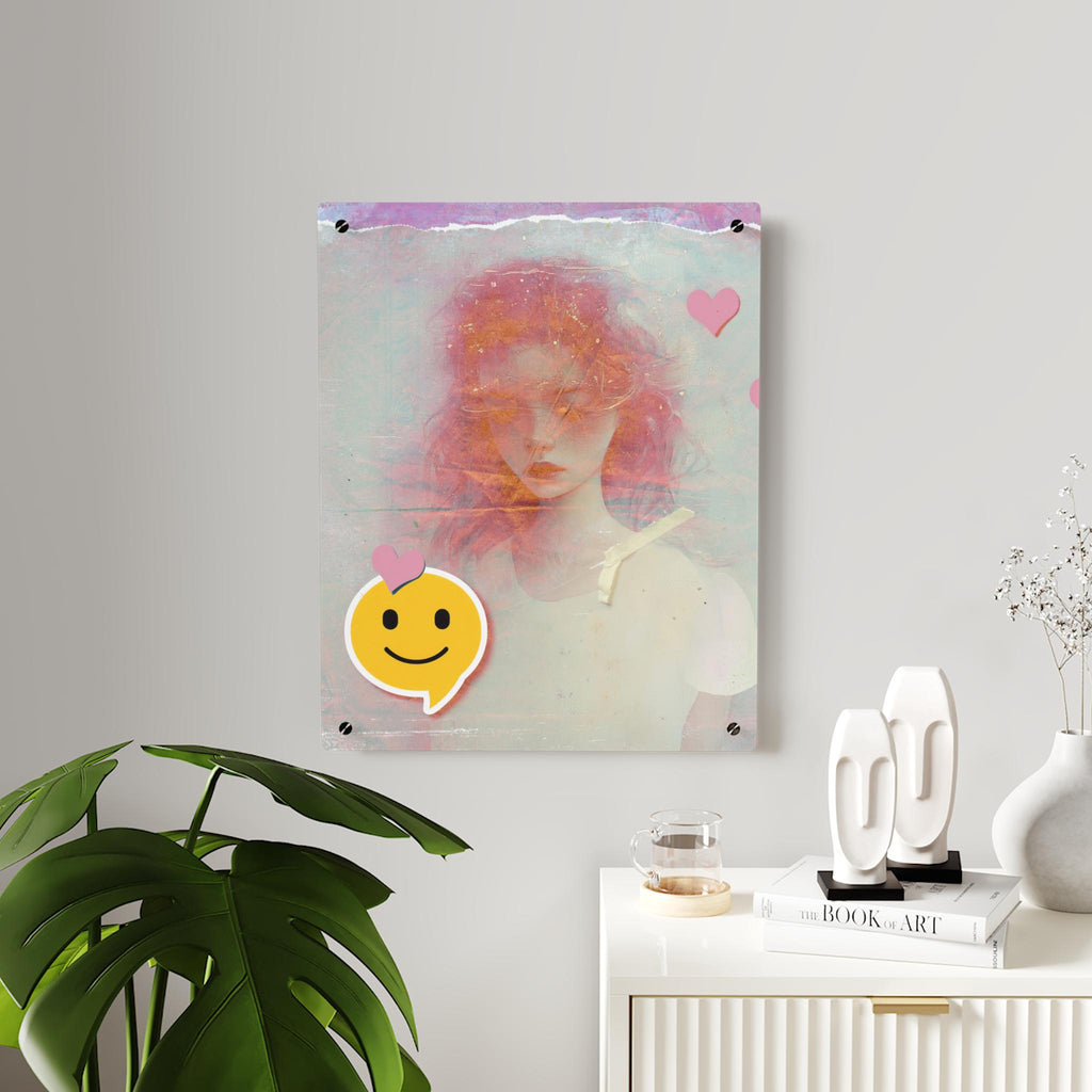 Mutable Modality Pink Acrylic Wall Art Panel · Acrylic Print