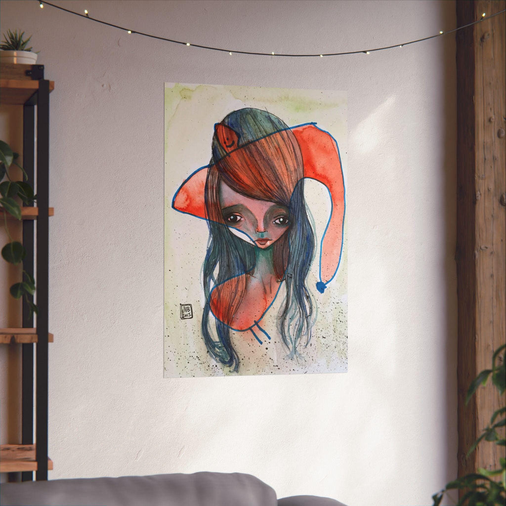 Red Juneau Dreams · Poster Print