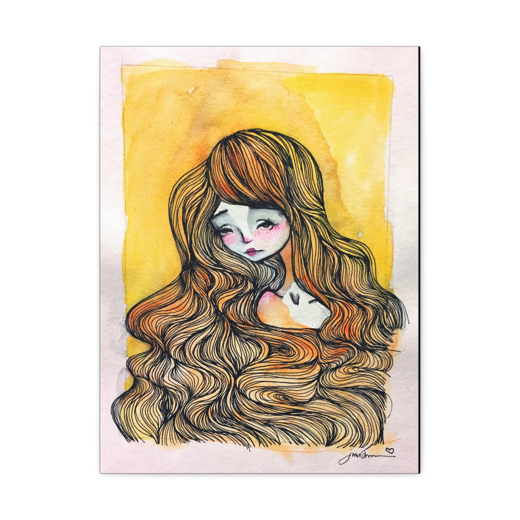 Golden Girl · Canvas Print