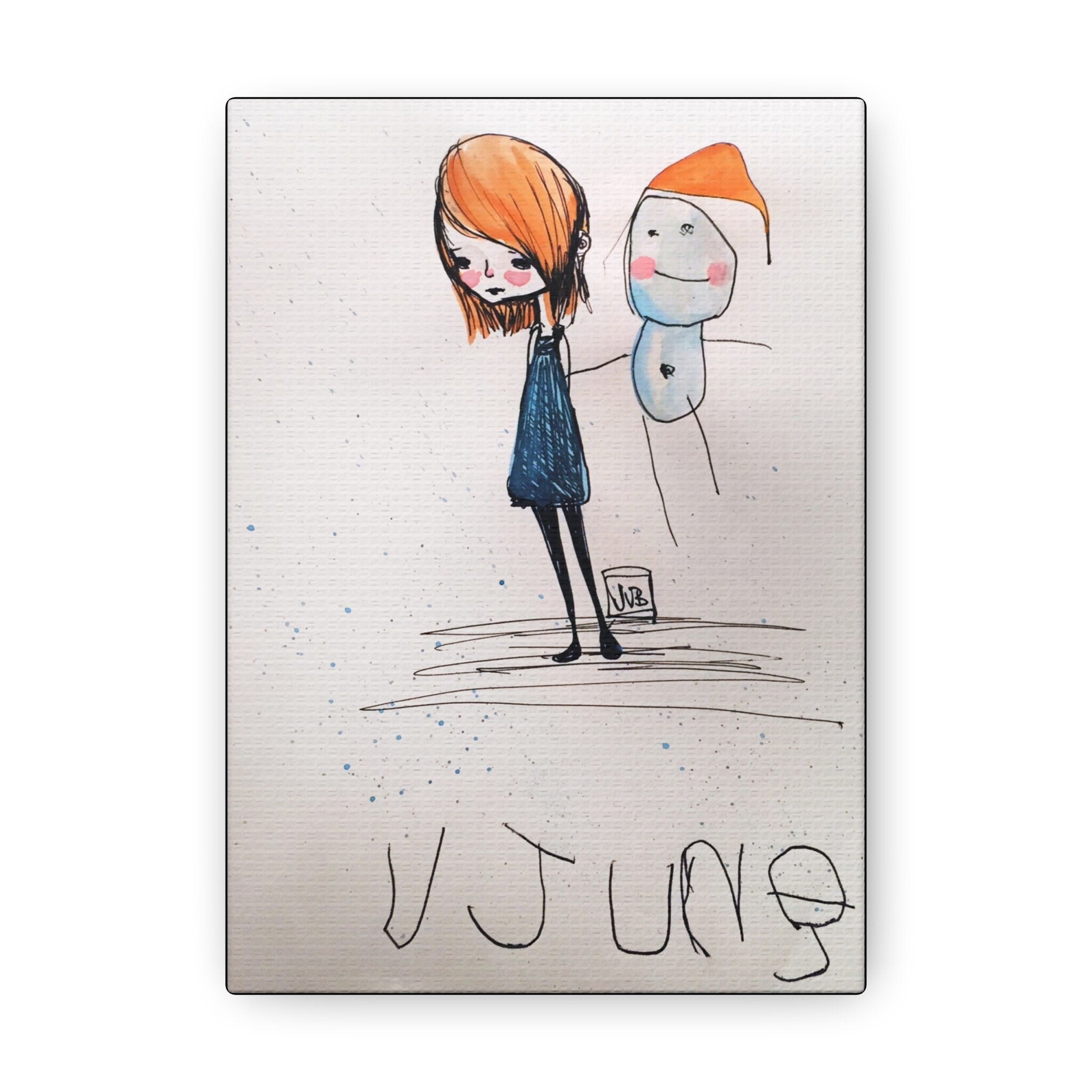 Mommy and Me · Canvas Print
