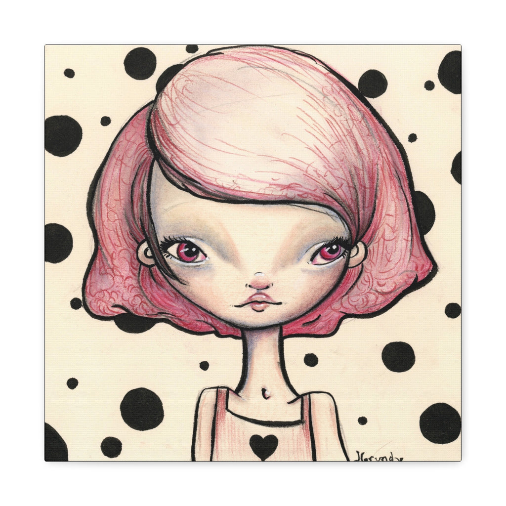 Pink Girl · Canvas Print