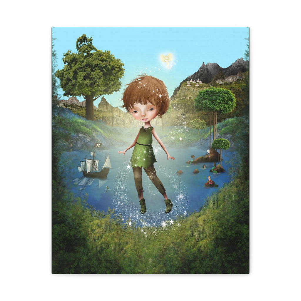 Peter Pan in Neverland · Canvas Print