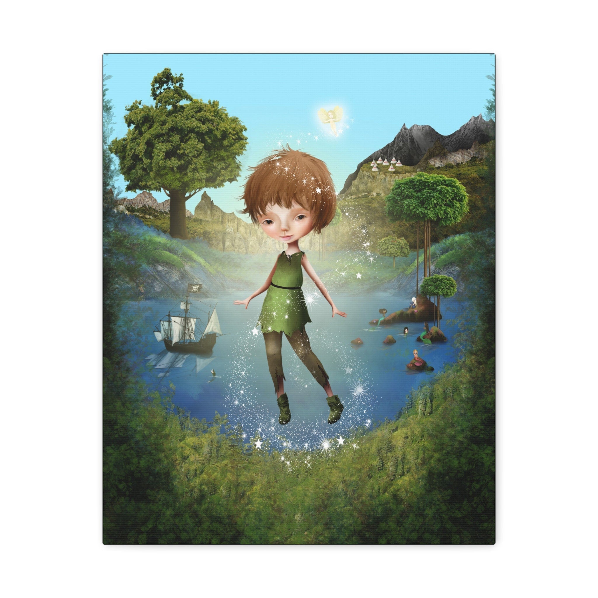 Peter Pan in Neverland · Canvas Print
