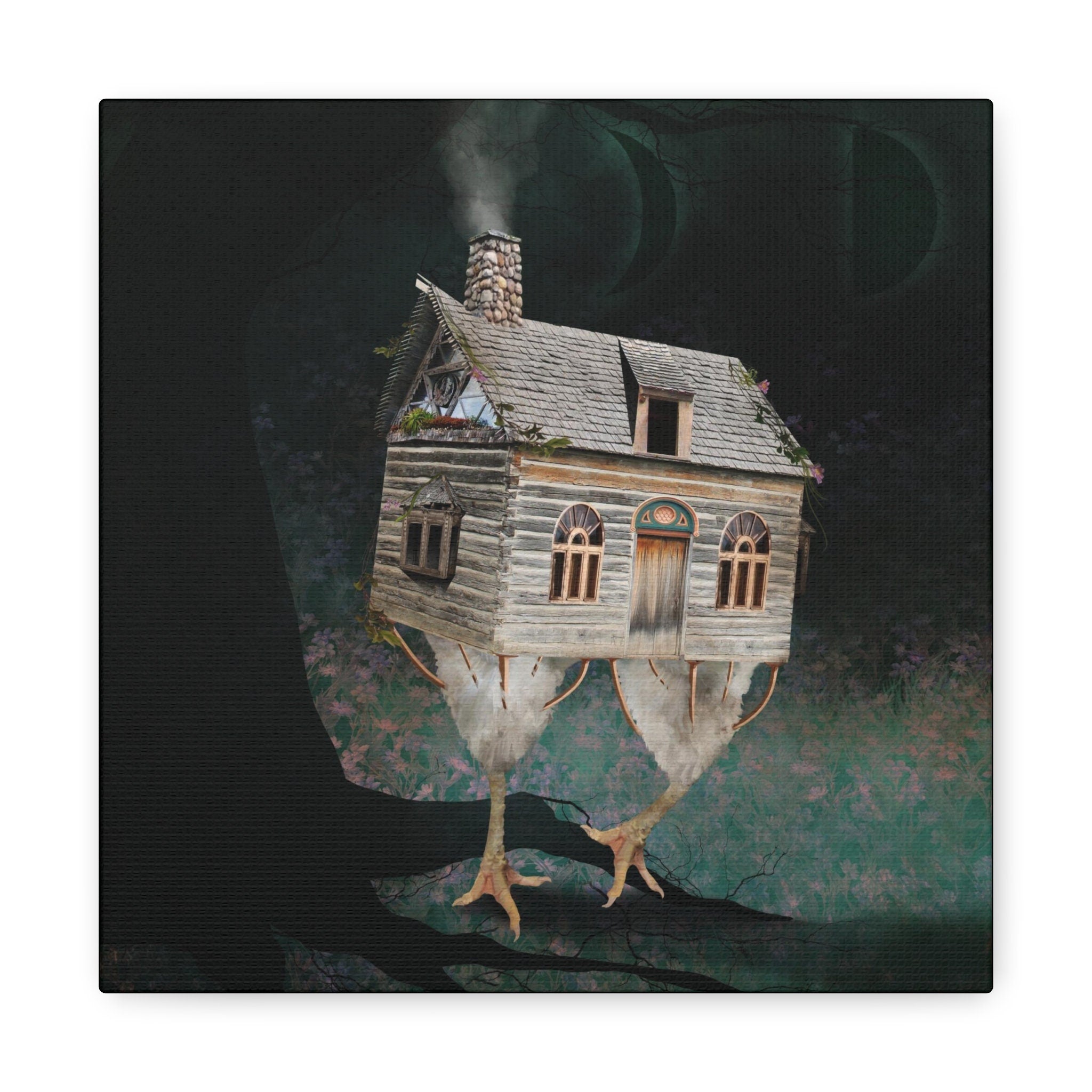 Baba Yaga House · Canvas Print