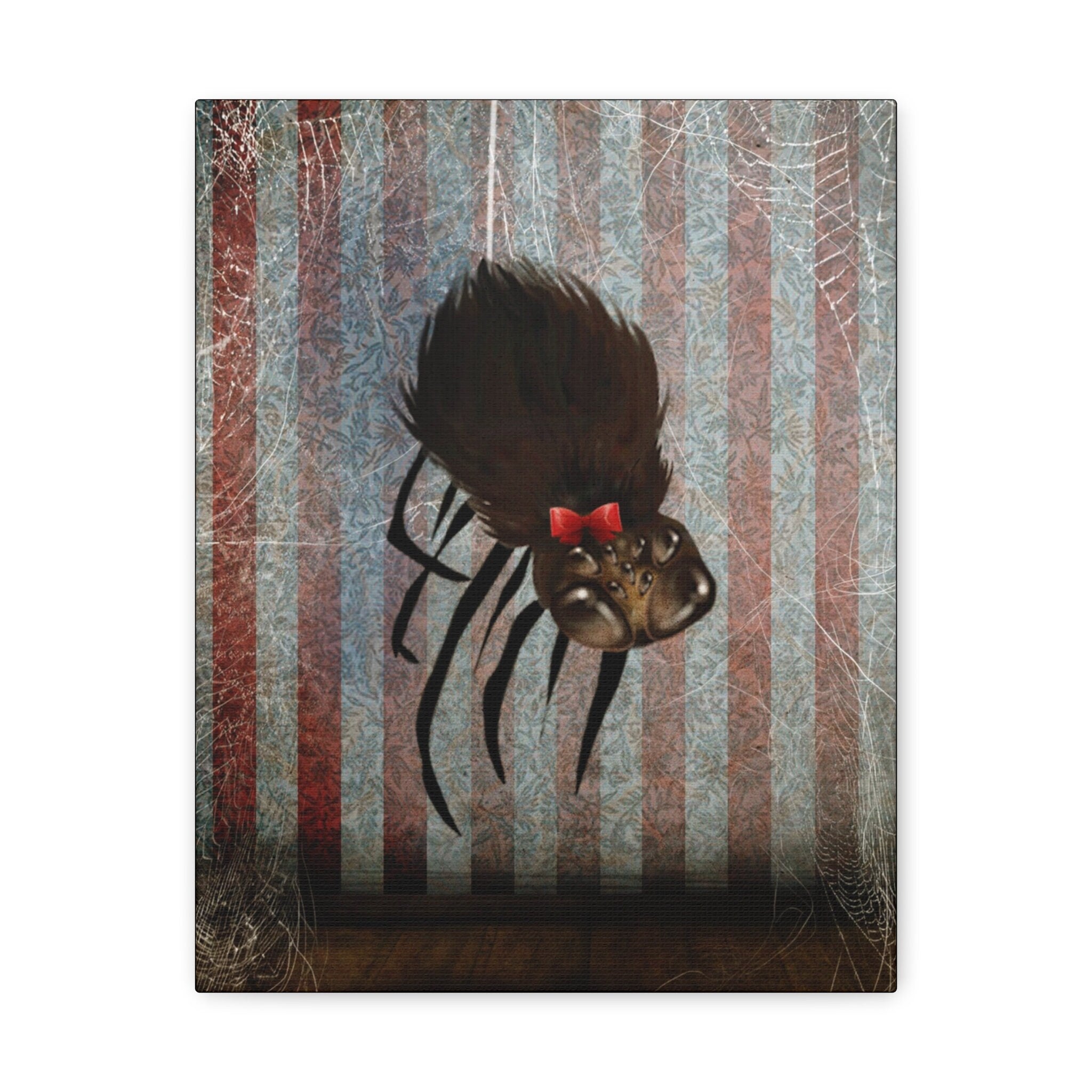 Miss Spider on her Own · Canvas Print
