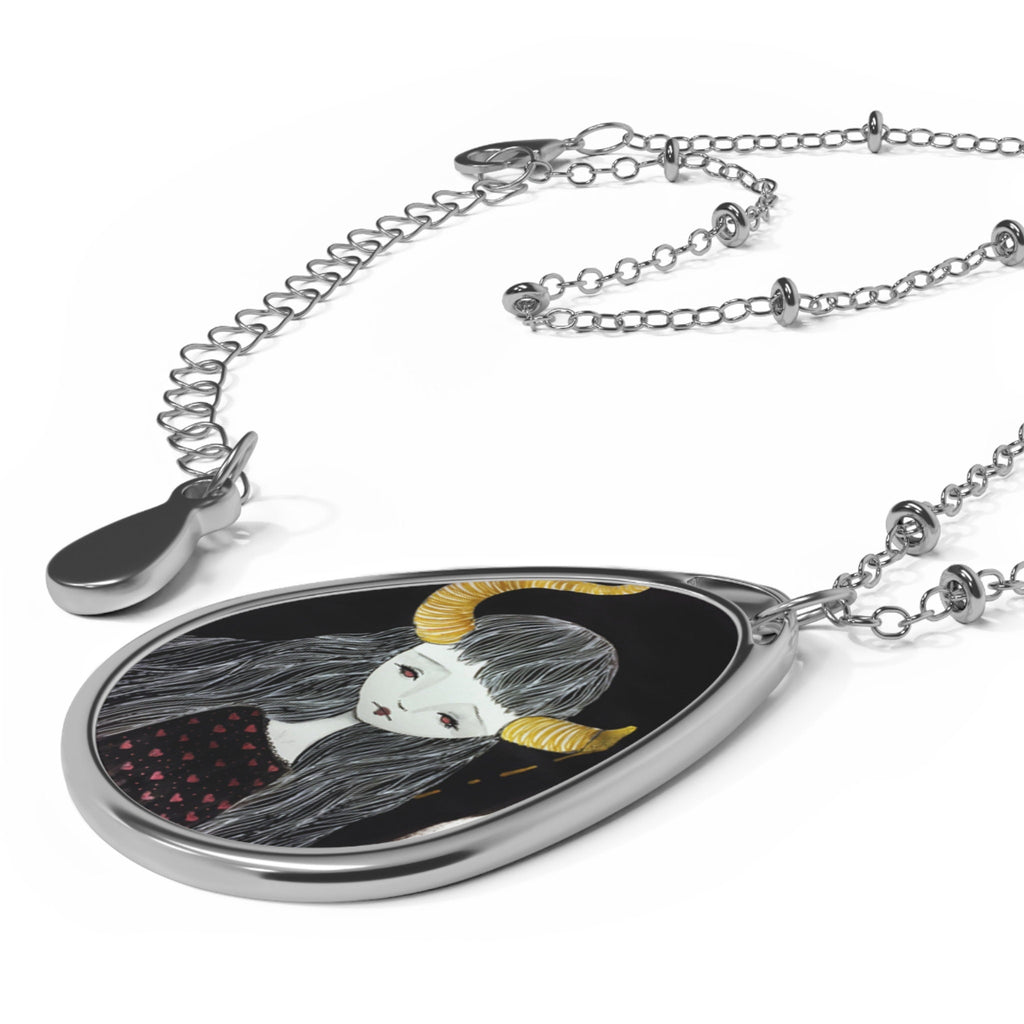 Golden Fawn Oval · Necklace
