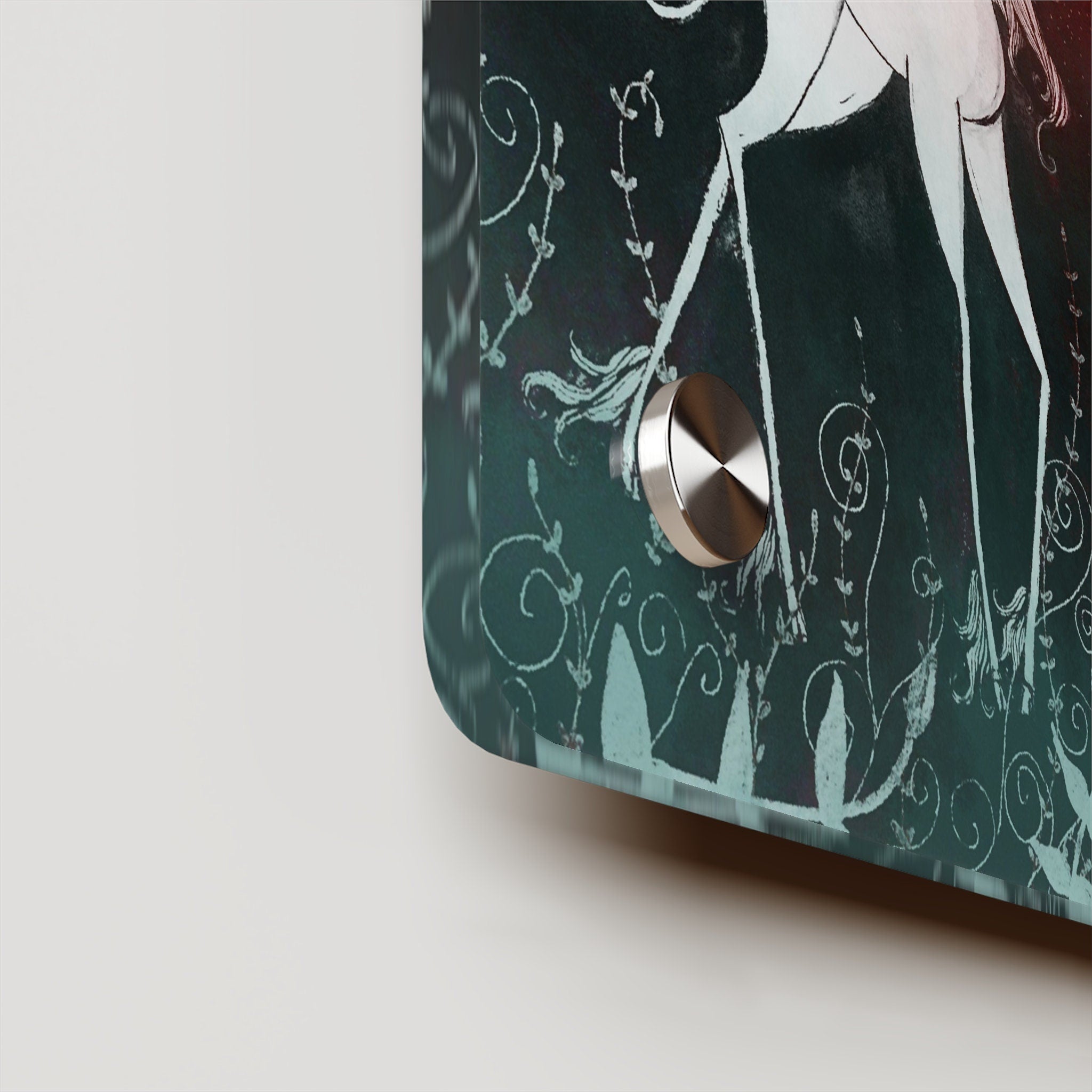 The Last Unicorn Red Moon Acrylic Wall Art Panel · Acrylic Print