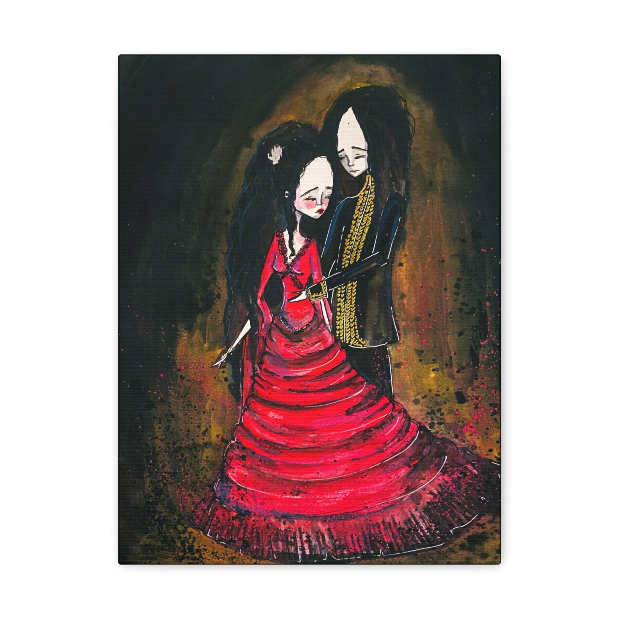 Dracula and Mina · Canvas Print