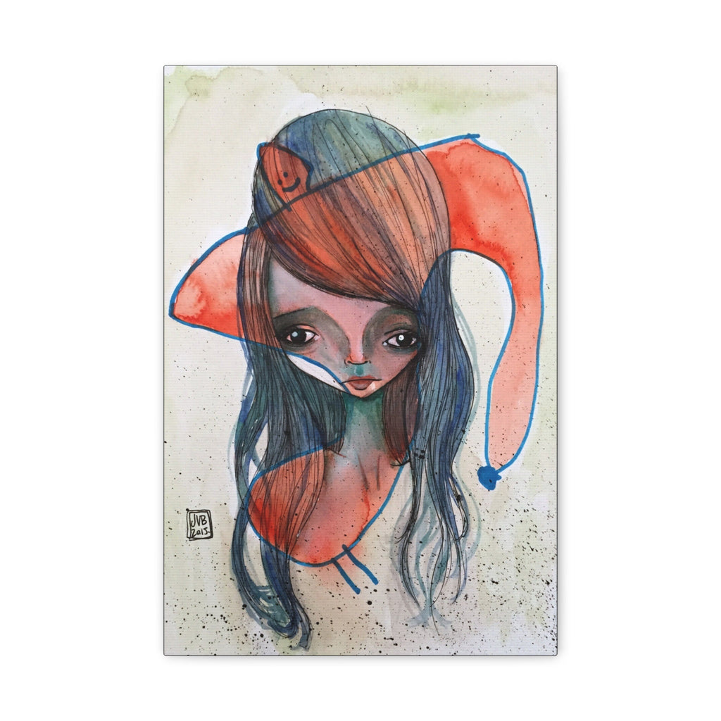 Red Juneau Dreams · Canvas Print