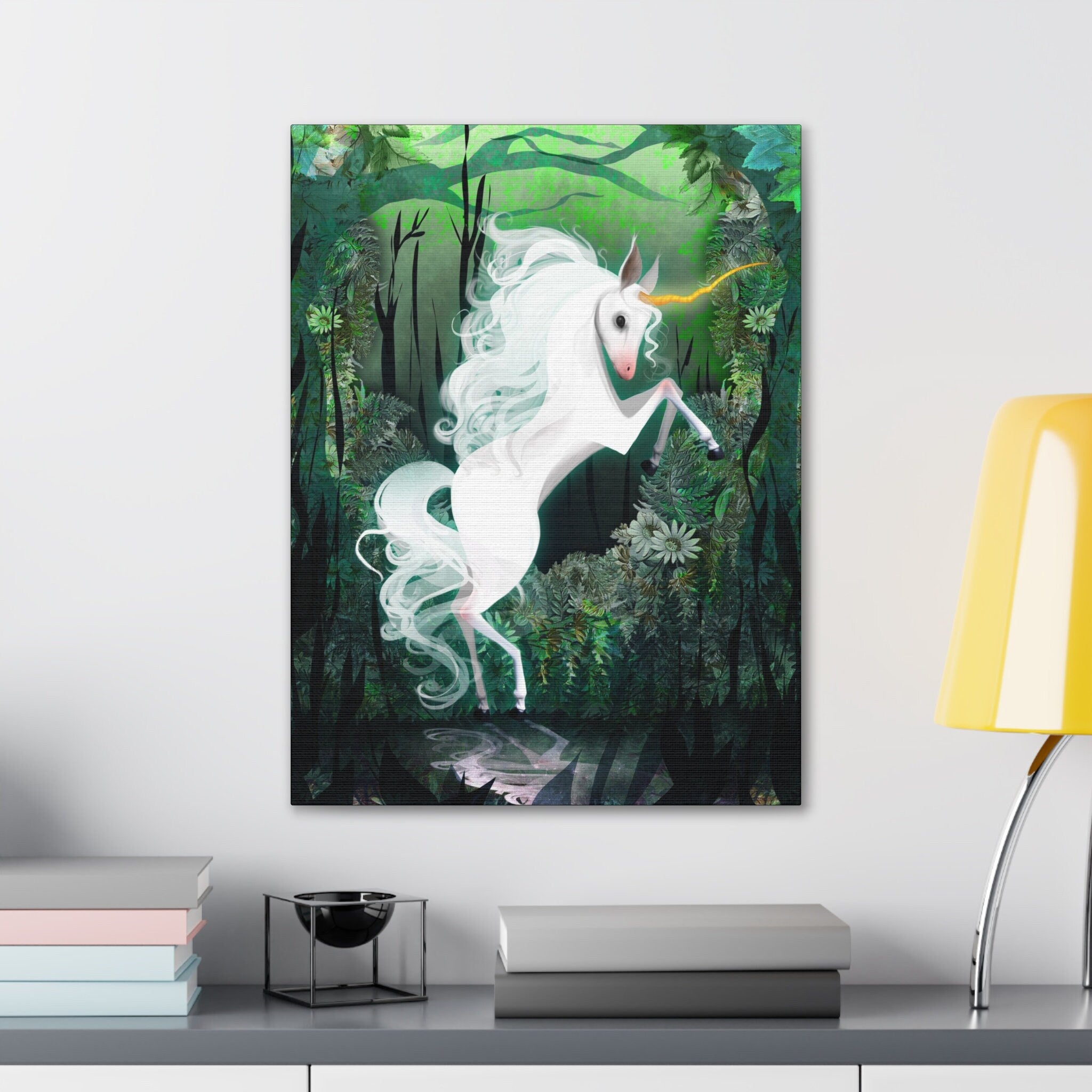 Light Unicorn · Canvas Print