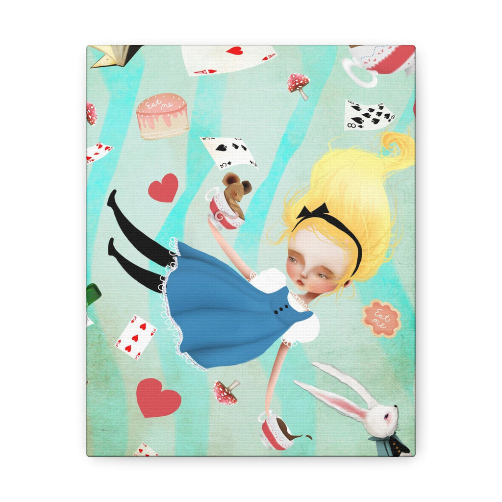 Alice Falling · Canvas Print