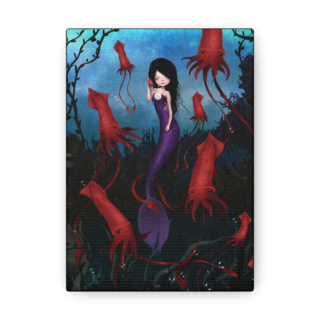 Purple Mermaid · Canvas Print