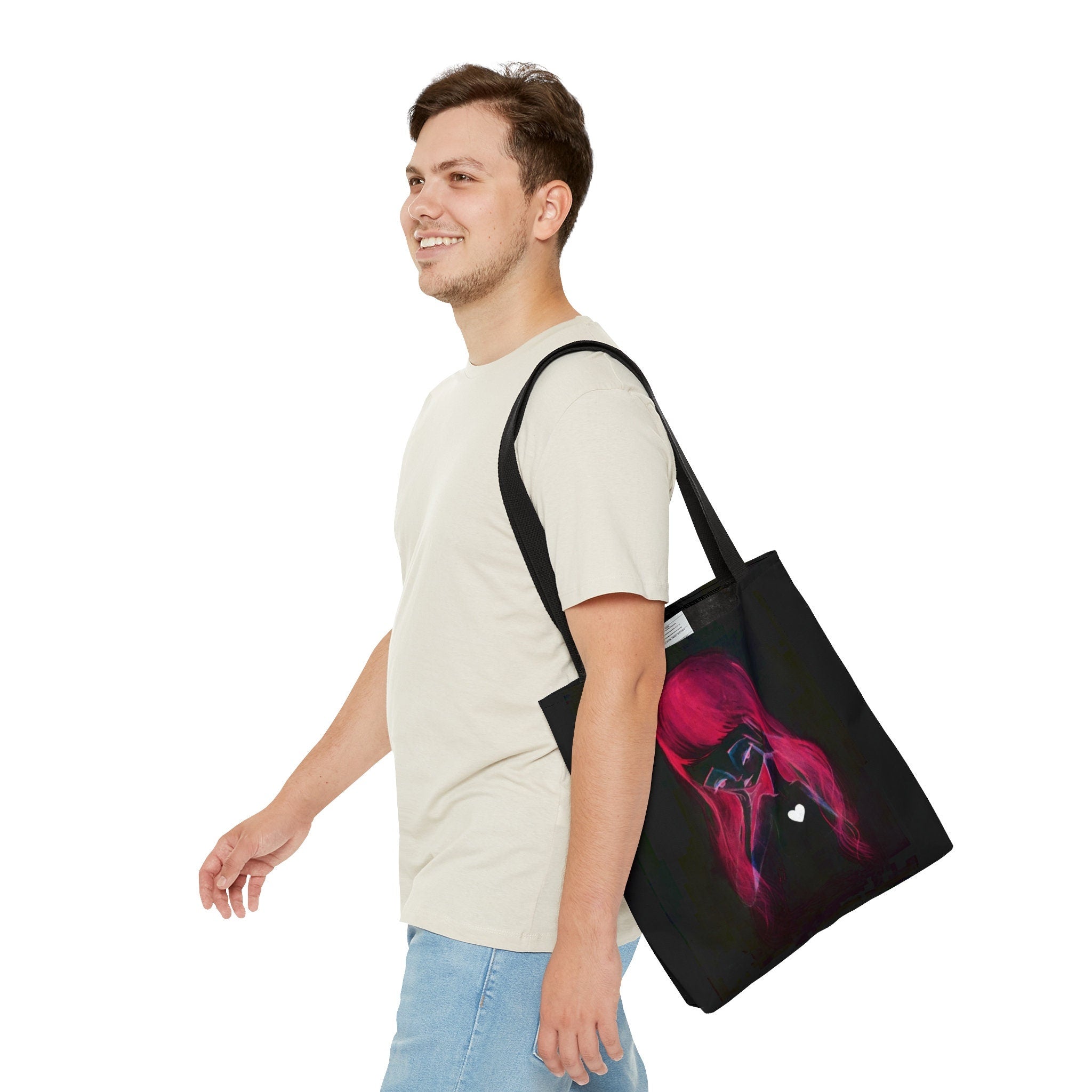 Girl Inverted · Tote Bag