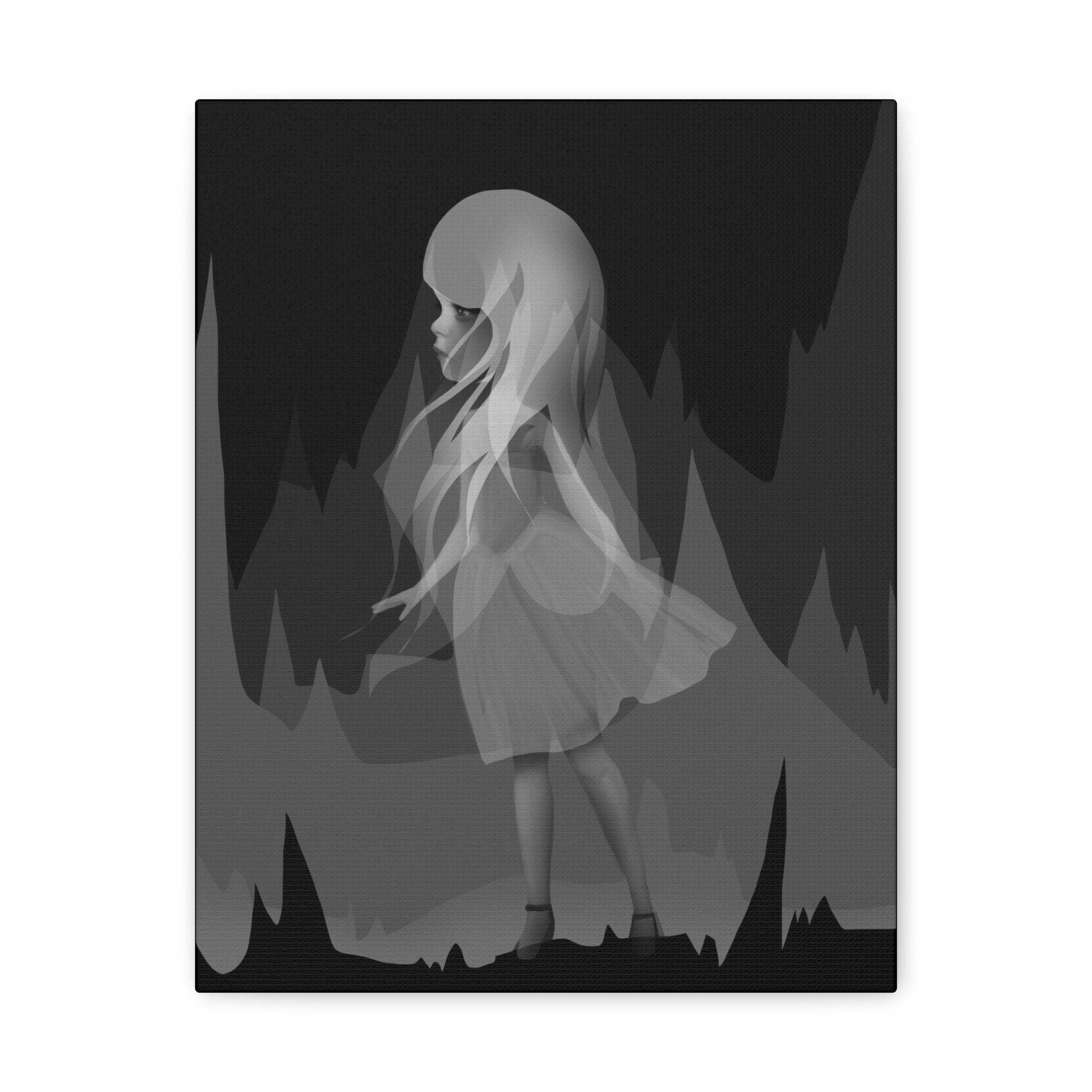 Invisible Girl · Canvas Print