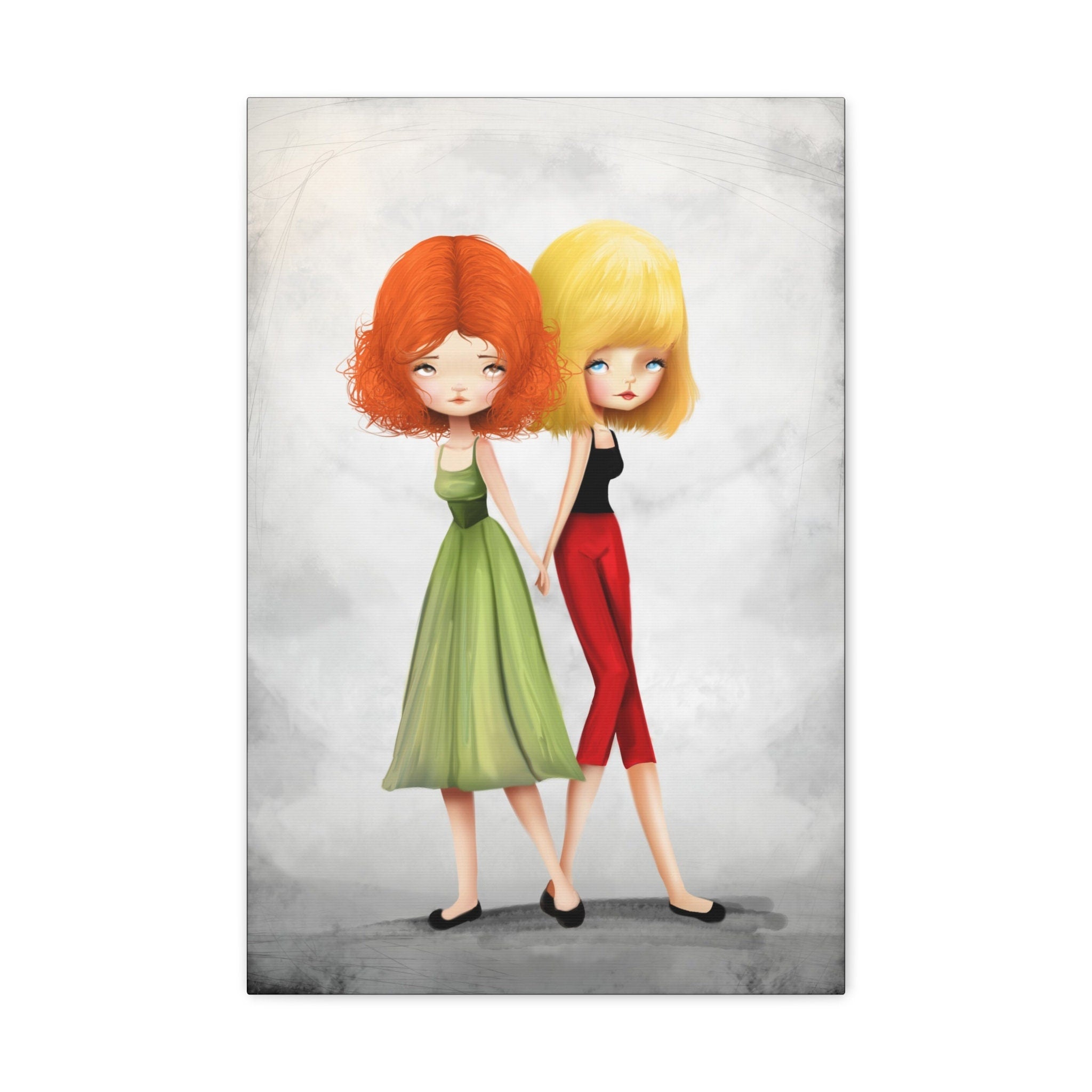 Together Alone · Canvas Print