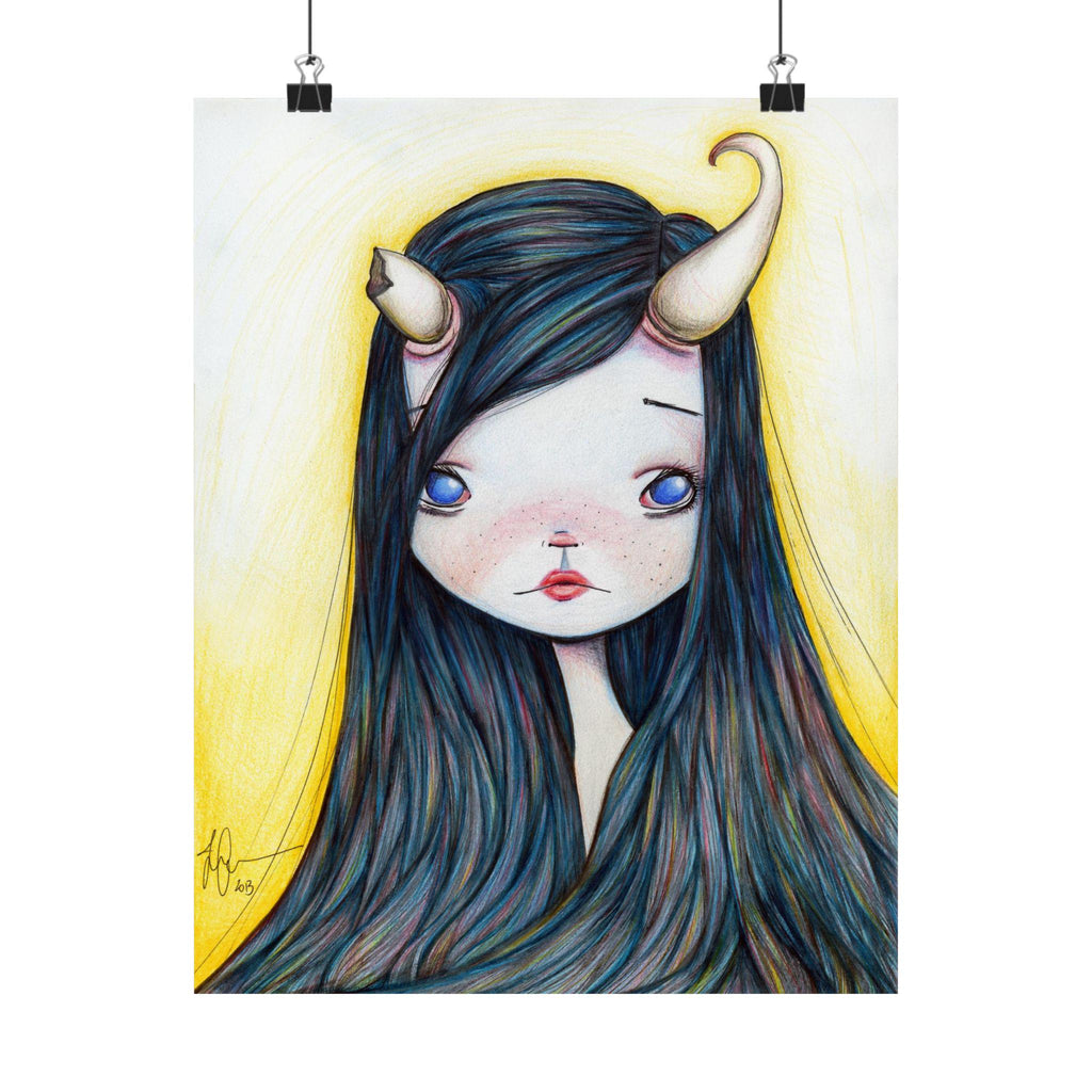 Lonely Girl · Poster Print