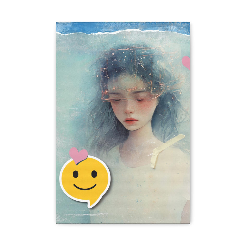 Mutable Modality Blue Museum Wrap · Canvas Print