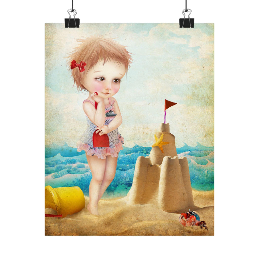 Samantha at the Shore · Poster Print