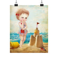 Samantha at the Shore · Poster Print