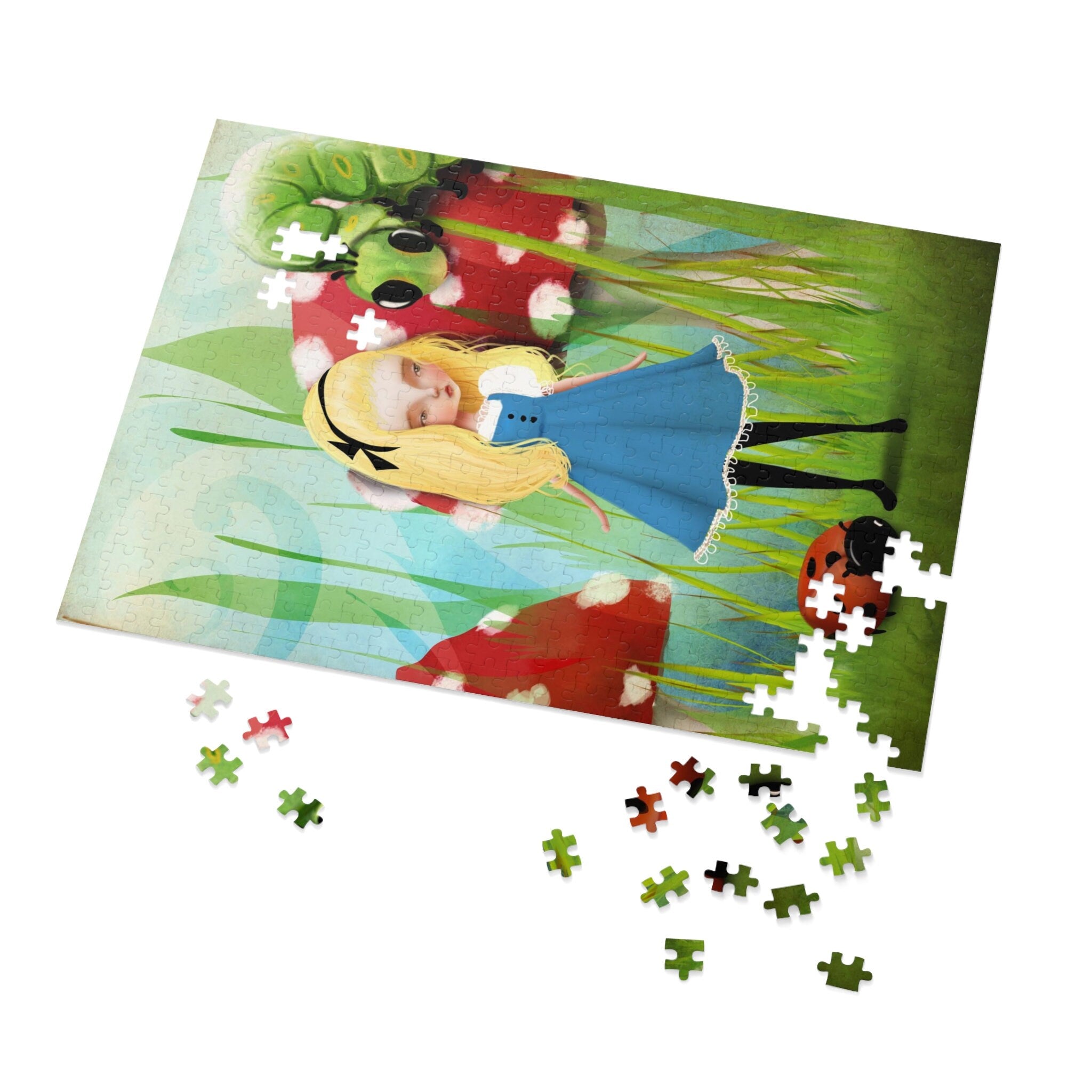 Alice and the Caterpillar · Jigsaw Puzzle