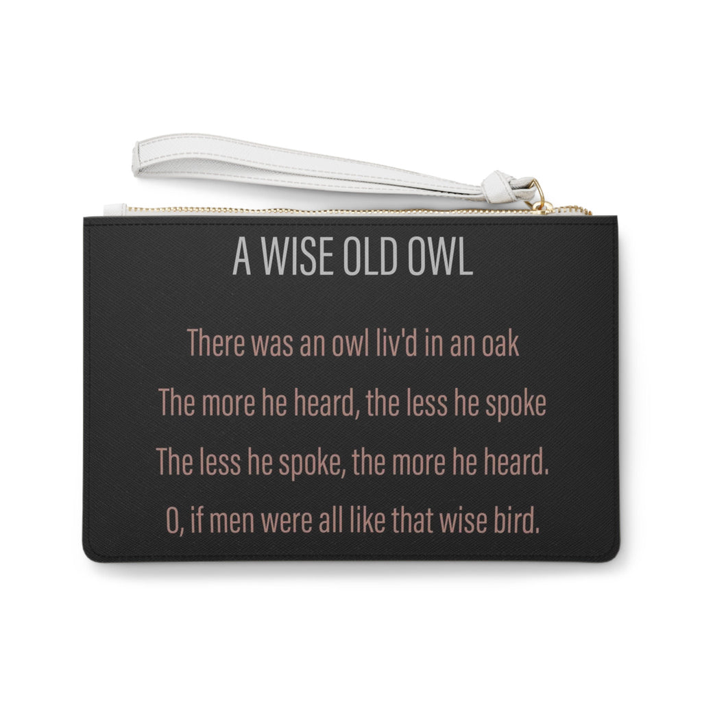 A Wise Old Owl · Clutch Bag