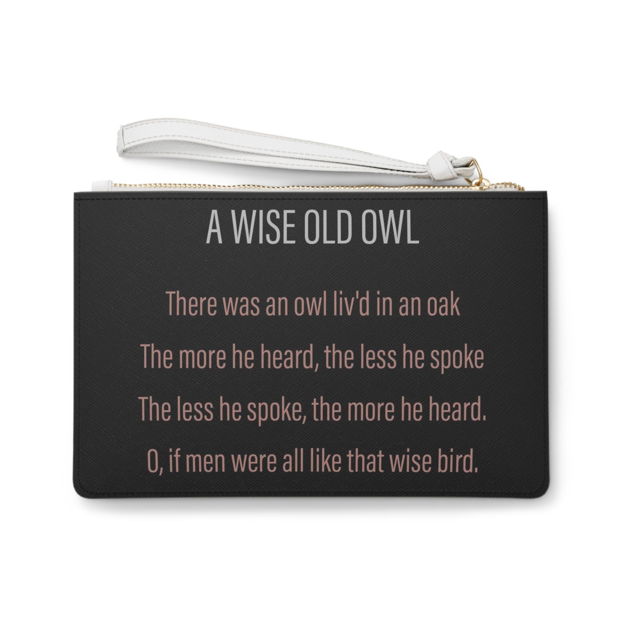A Wise Old Owl · Clutch Bag