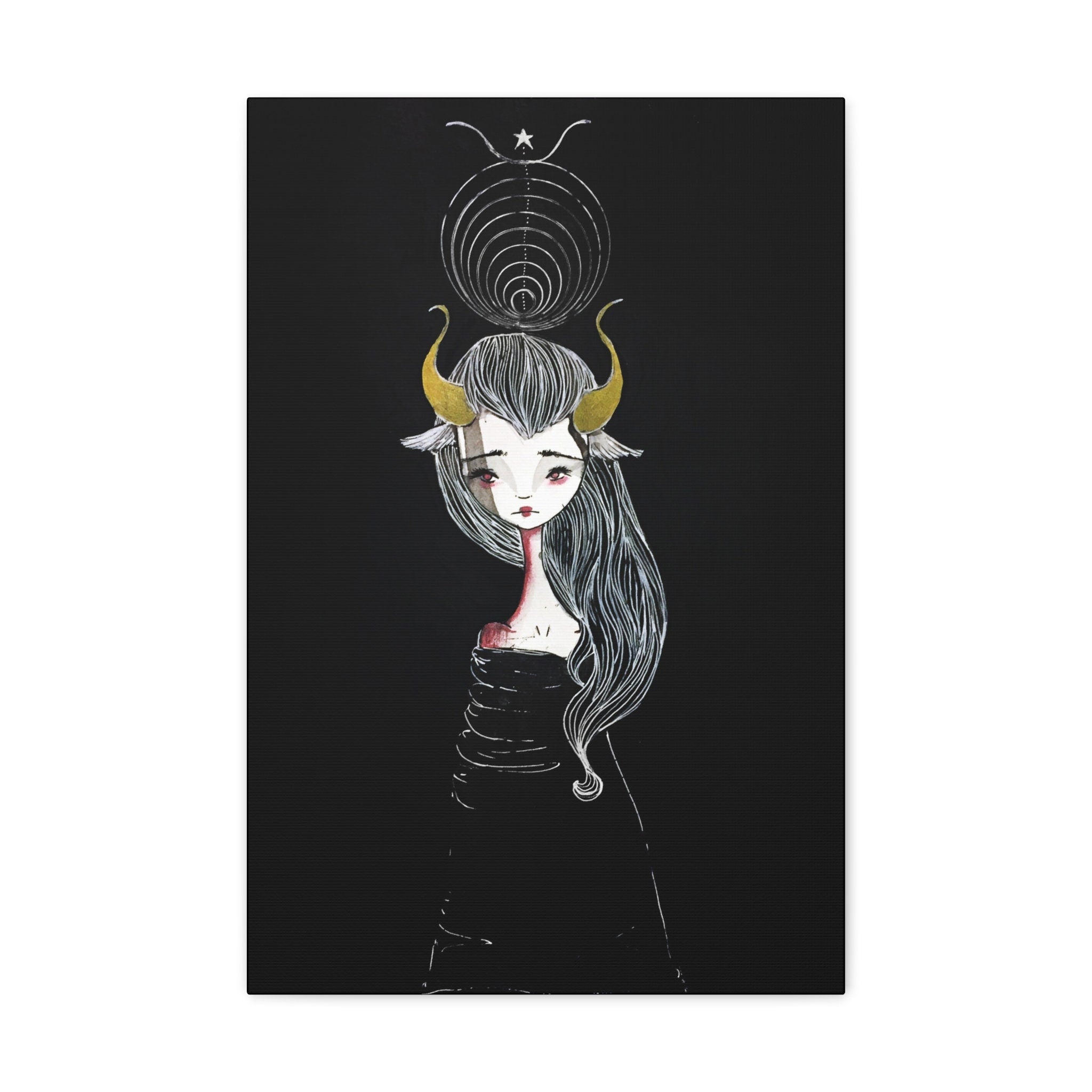 Taurus Girl · Canvas Print