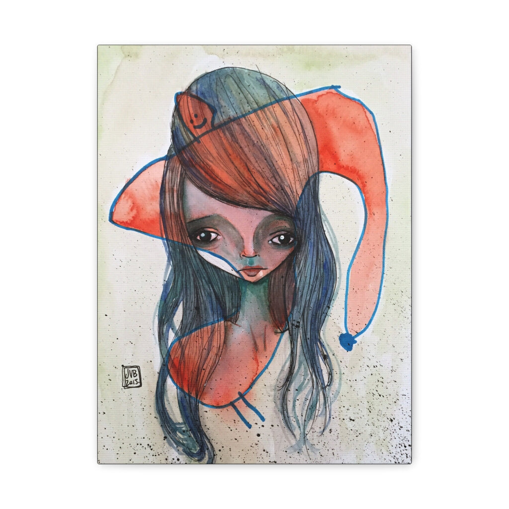Red Juneau Dreams · Canvas Print