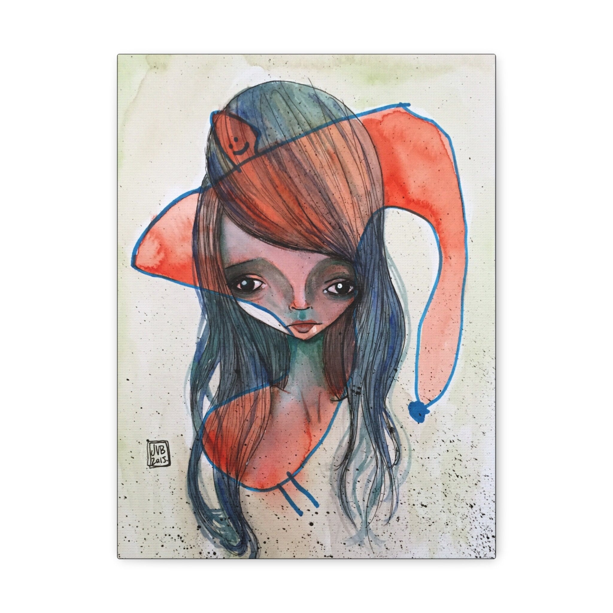 Red Juneau Dreams · Canvas Print