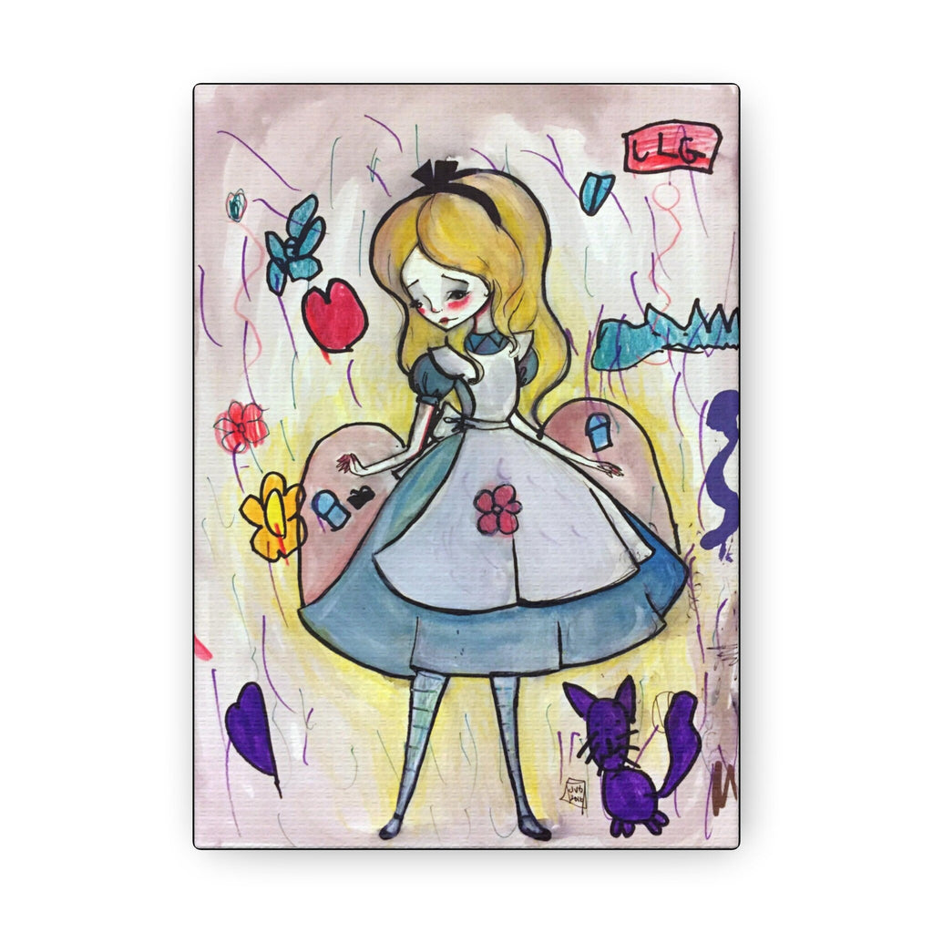 Alice in Wonderland Mommy and Me · Canvas Print
