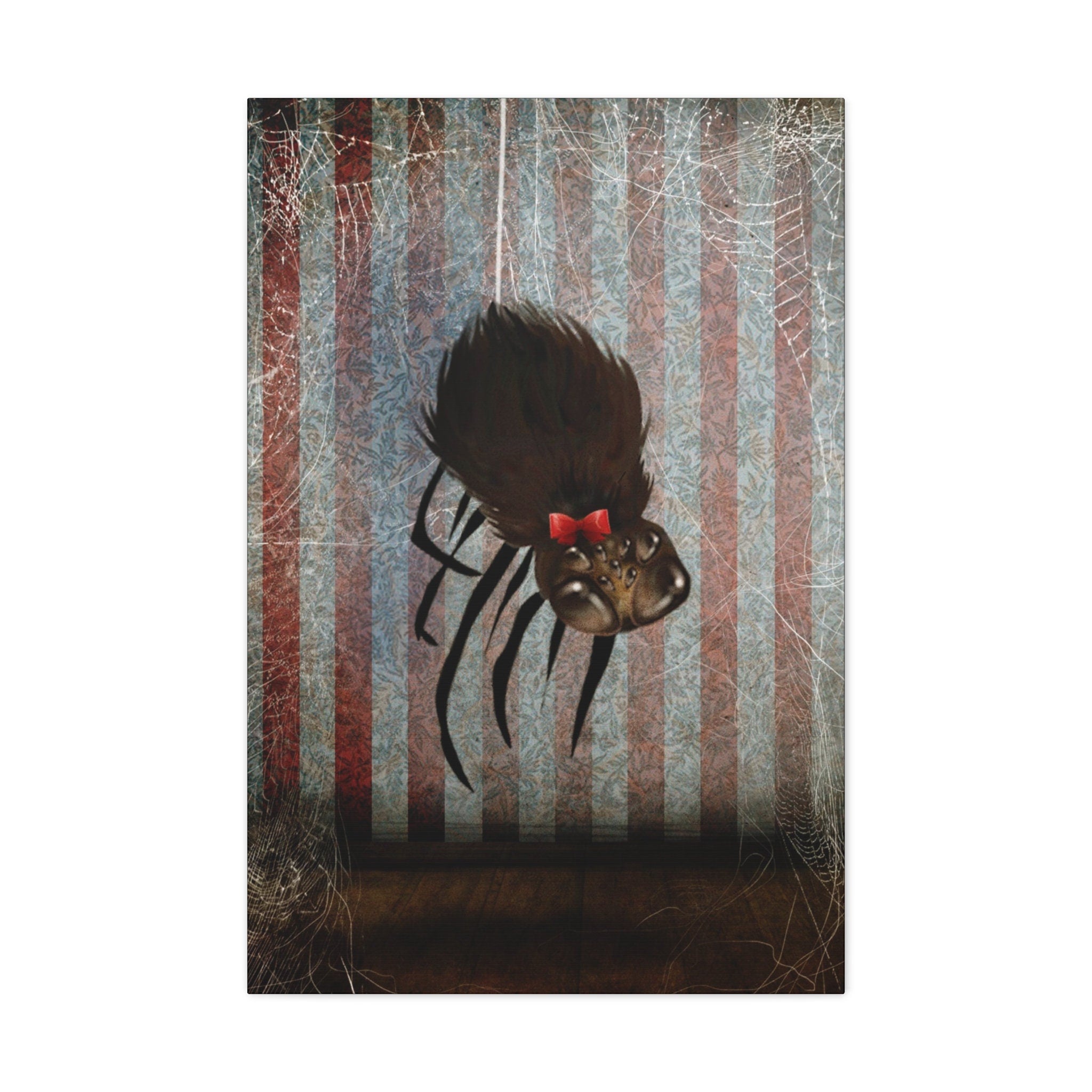 Miss Spider on her Own · Canvas Print