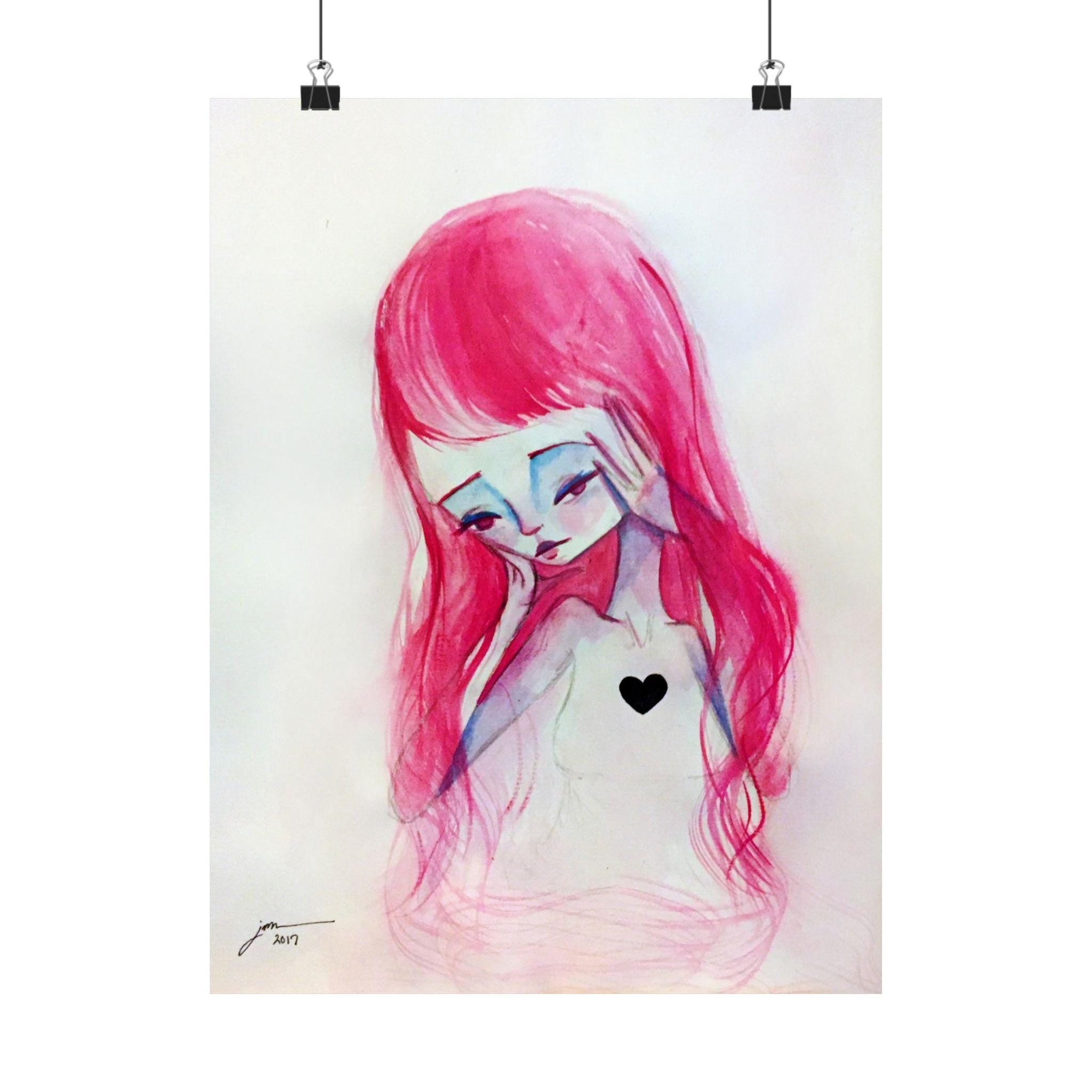 Girl- Matte Vertical Posters · Poster Print