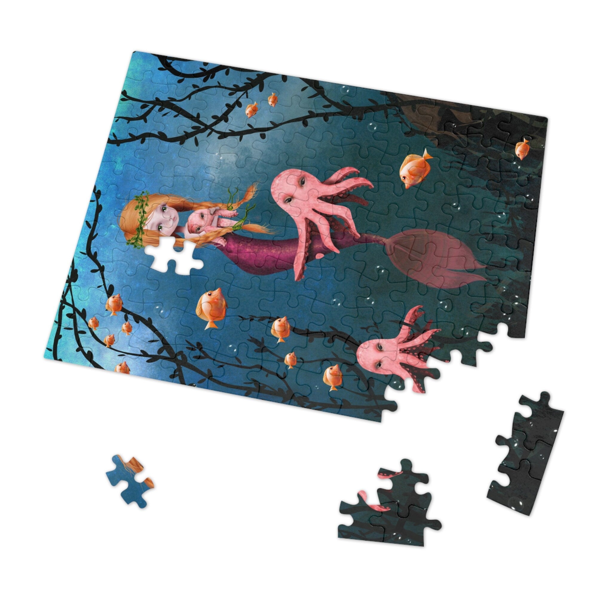 Ginger mermaid · Jigsaw Puzzle