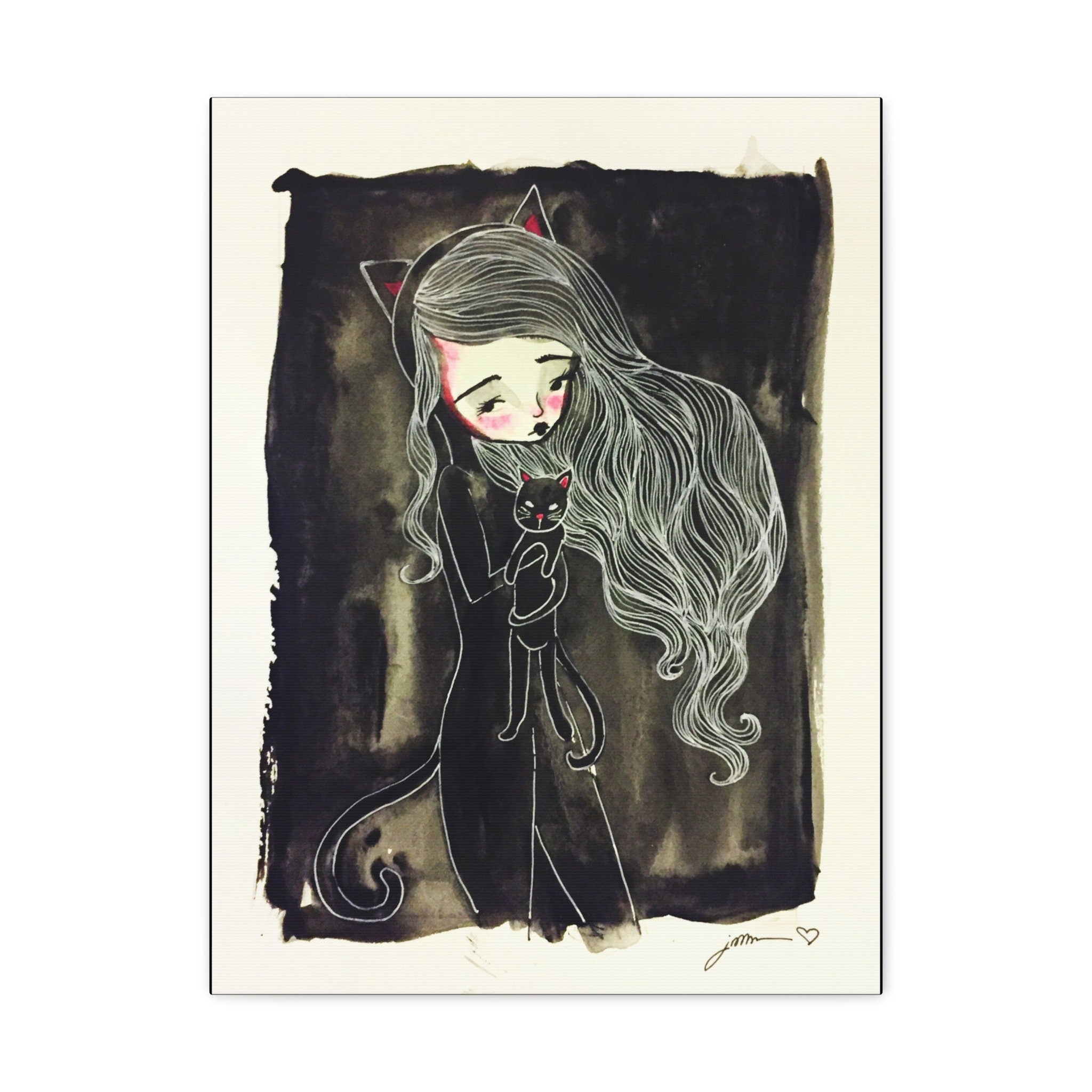 Catgirl · Canvas Print