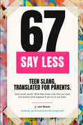 67: Say Less by J. von Braun, front cover