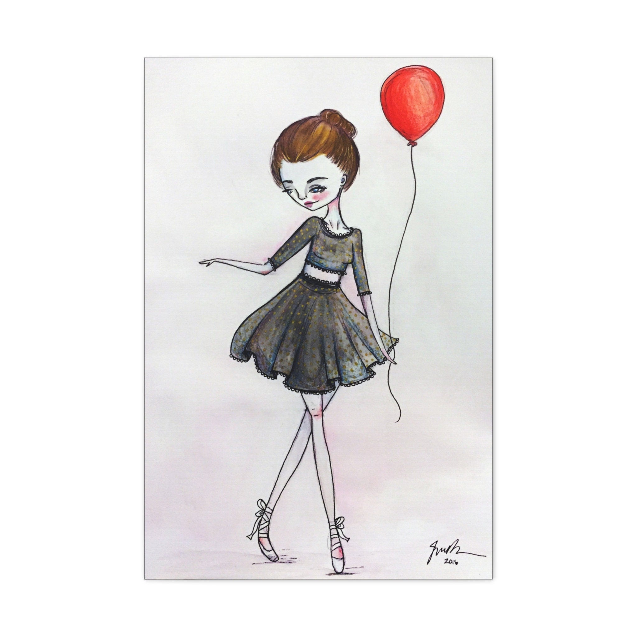Red Balloon · Canvas Print