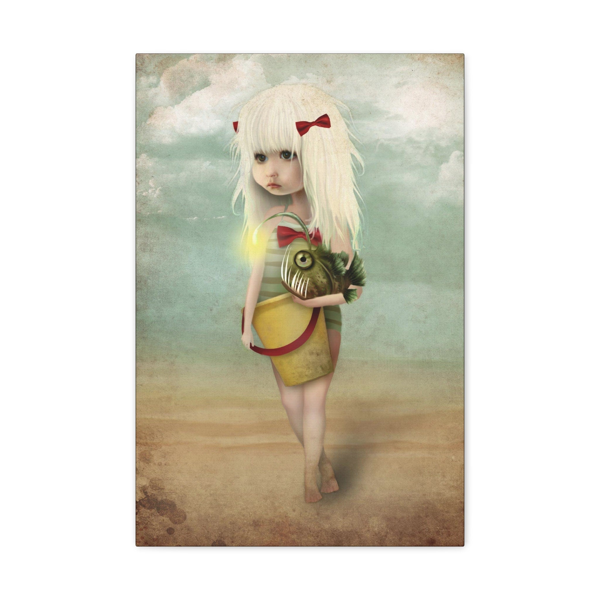 My Fishy Friend · Canvas Print