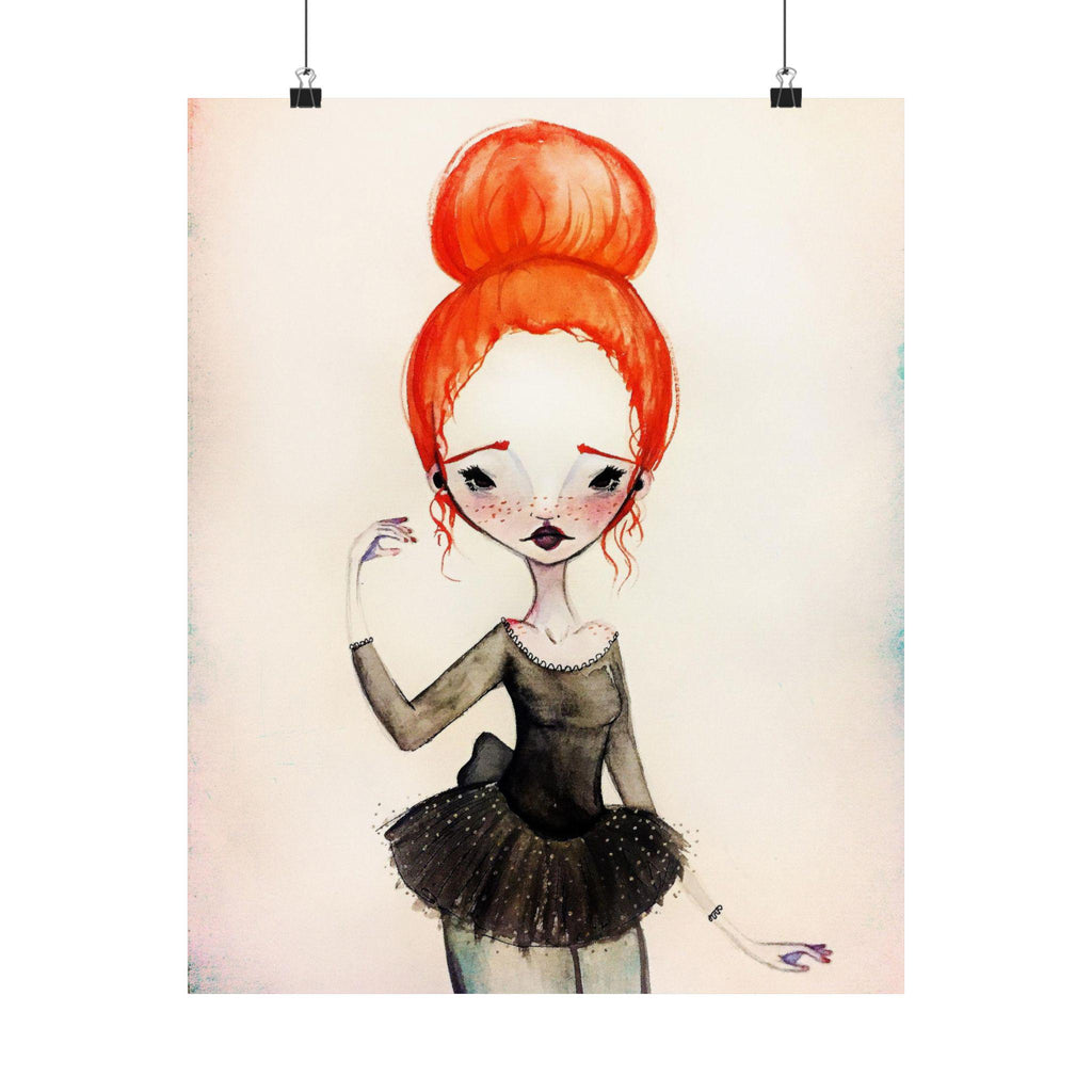Ginger Ballerina · Poster Print