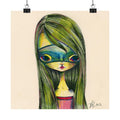 Green Girl · Poster Print