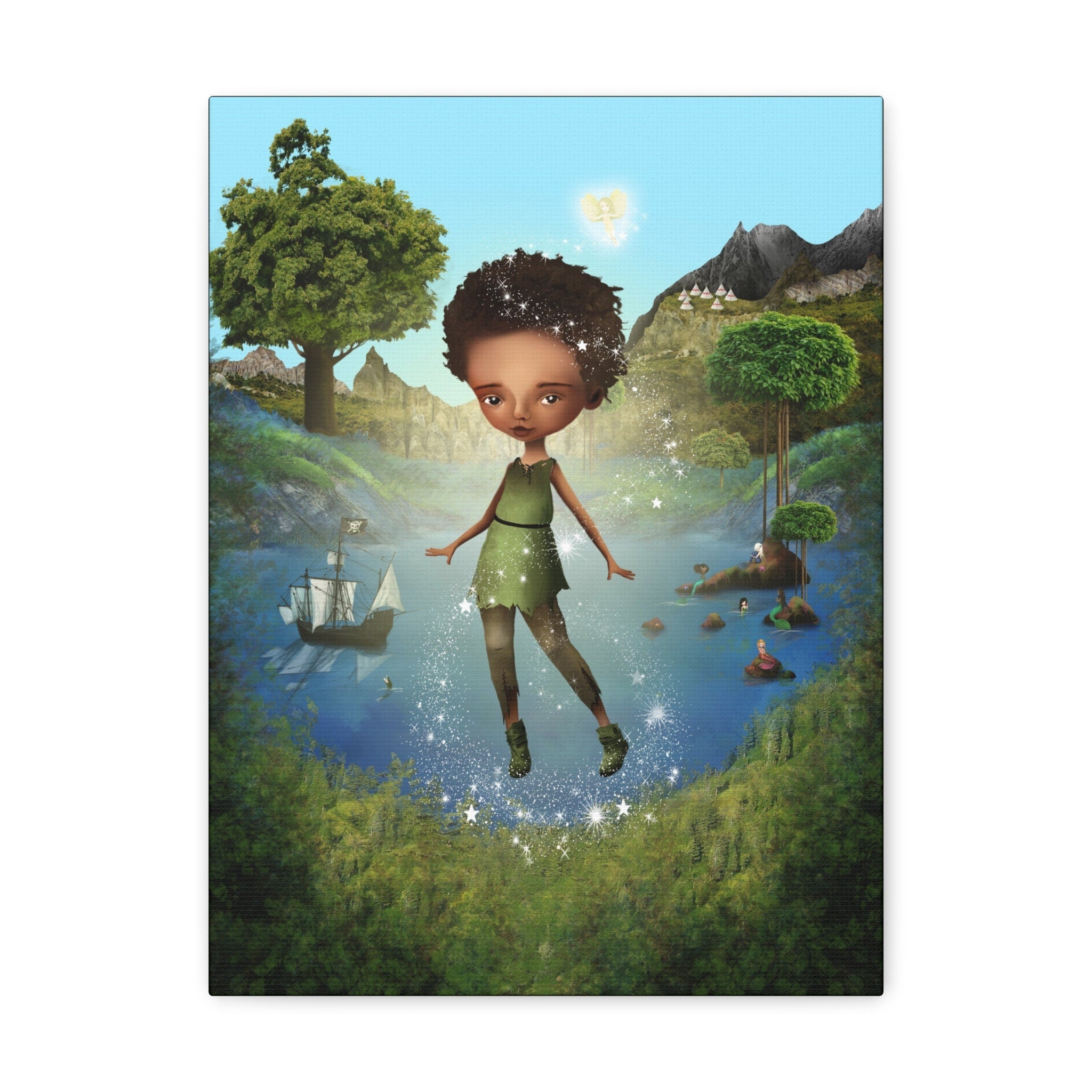 Peter Pan in Neverland · Canvas Print