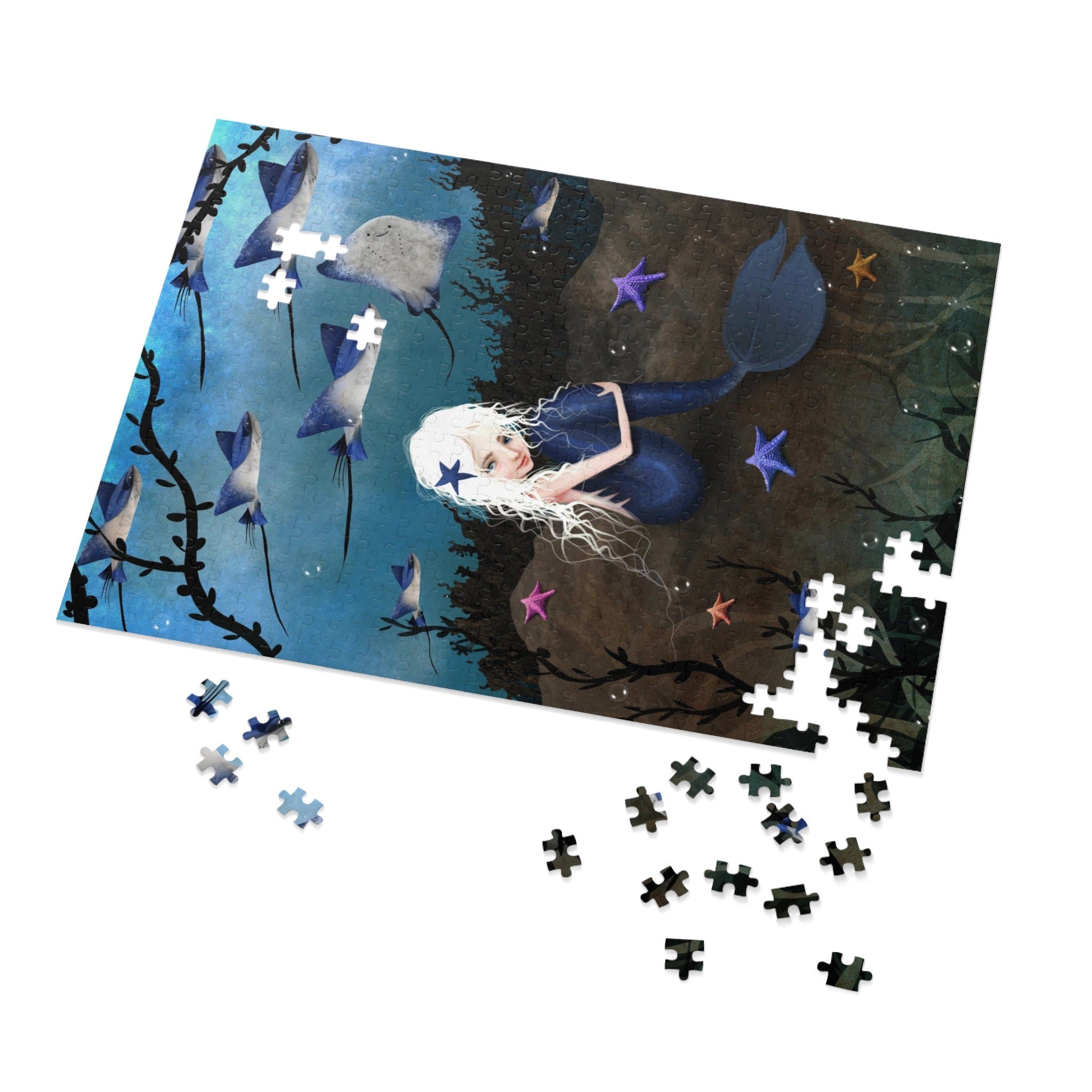 Blue Mermaid · Jigsaw Puzzle
