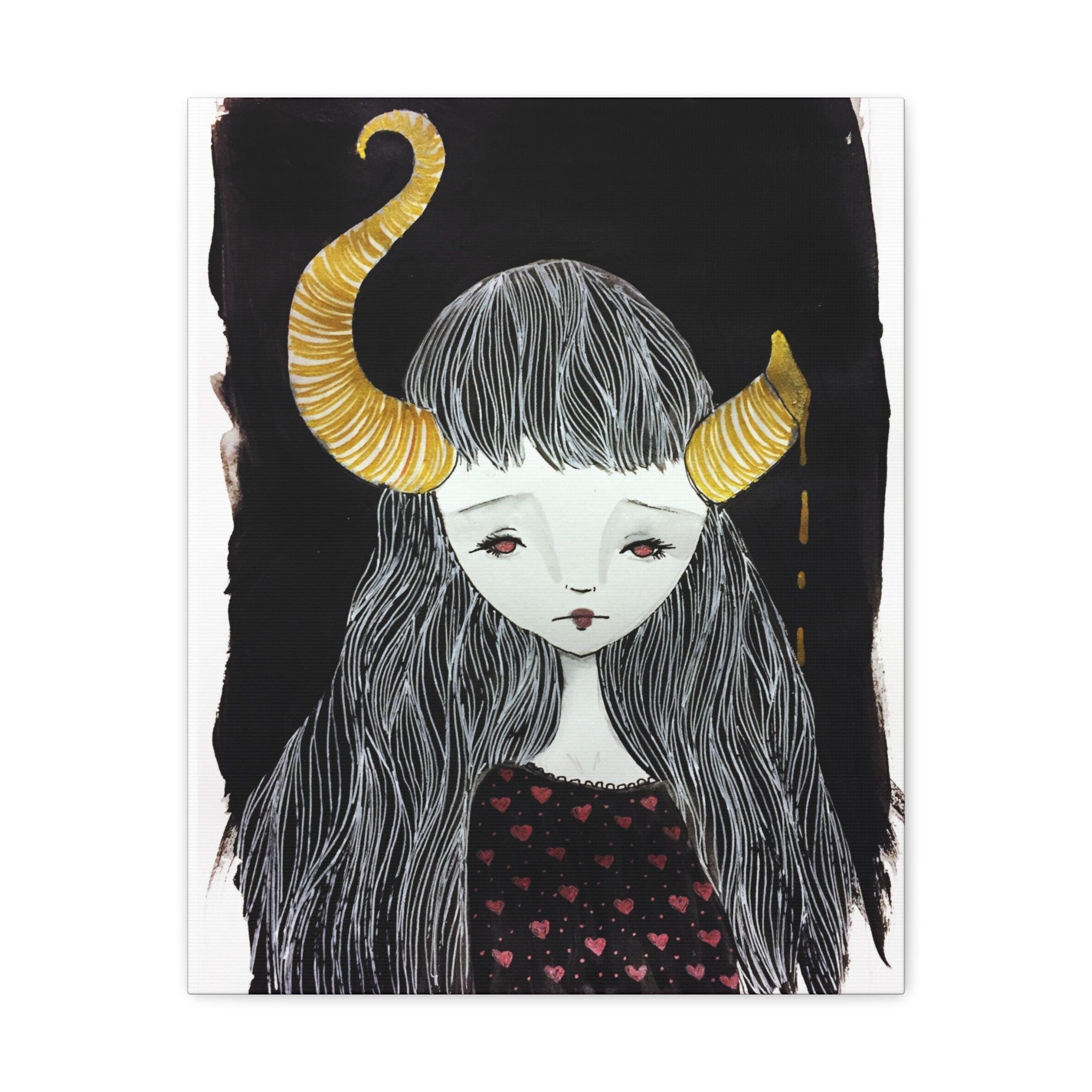 Golden Fawn · Canvas Print
